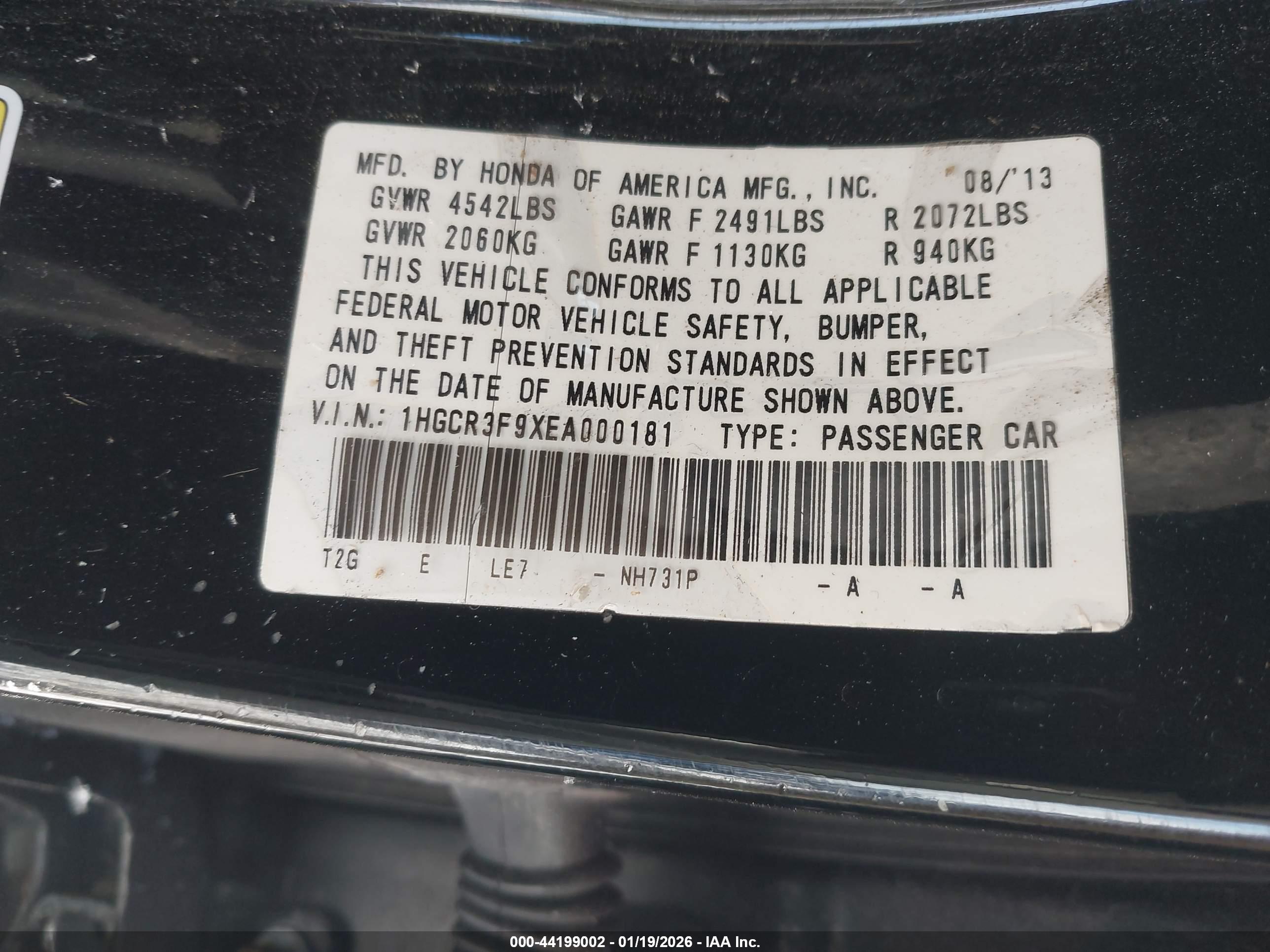 HONDA ACCORD image 9