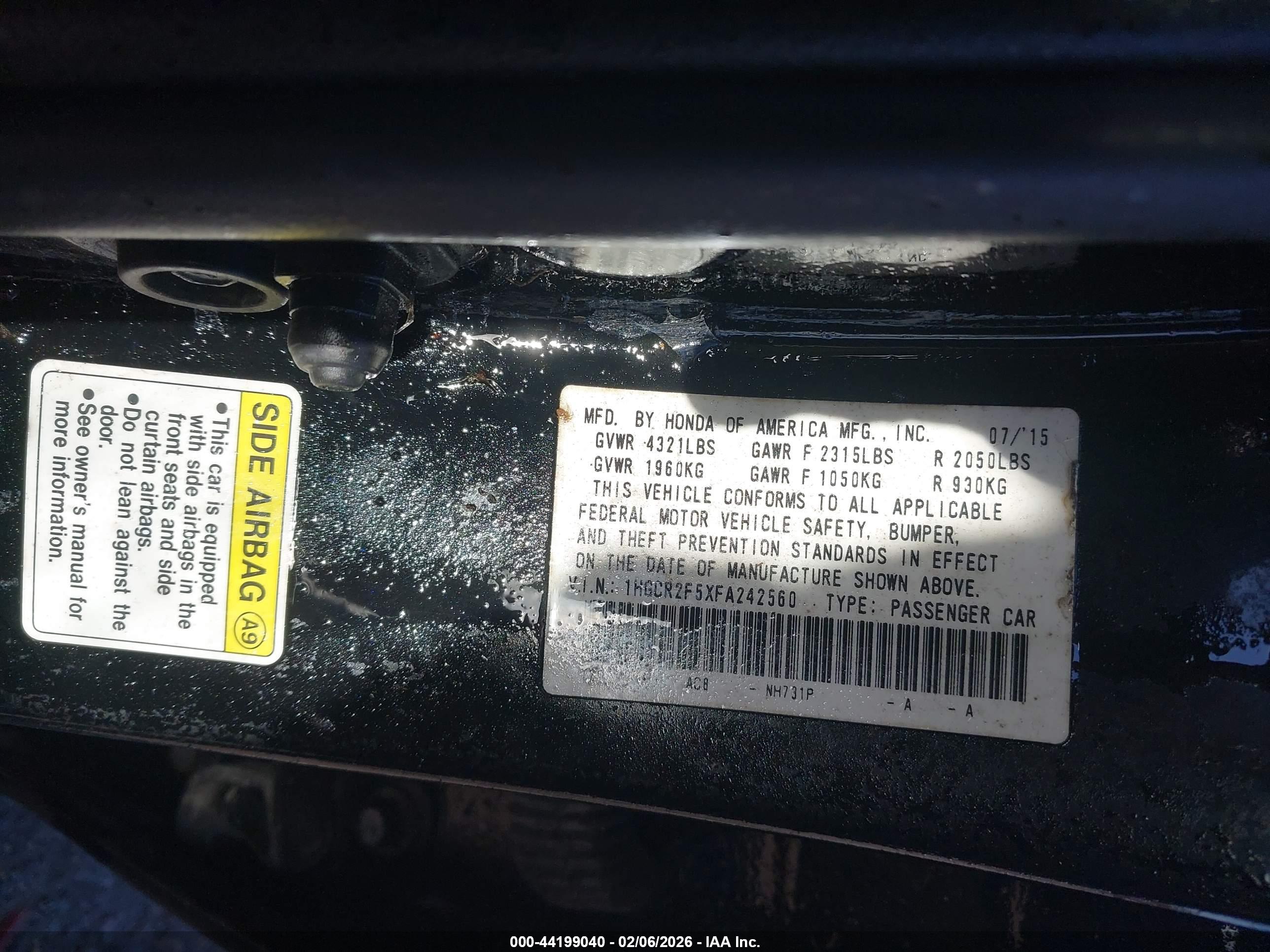 HONDA ACCORD image 9
