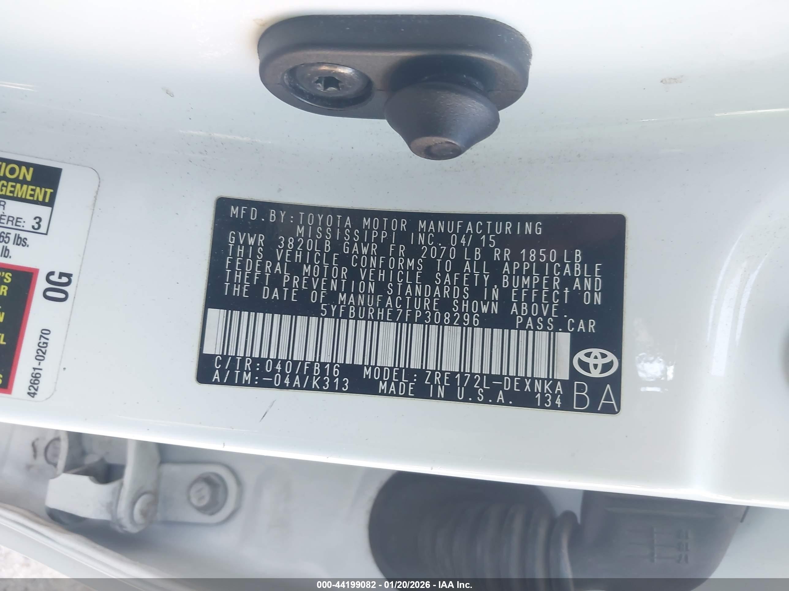 TOYOTA COROLLA image 9