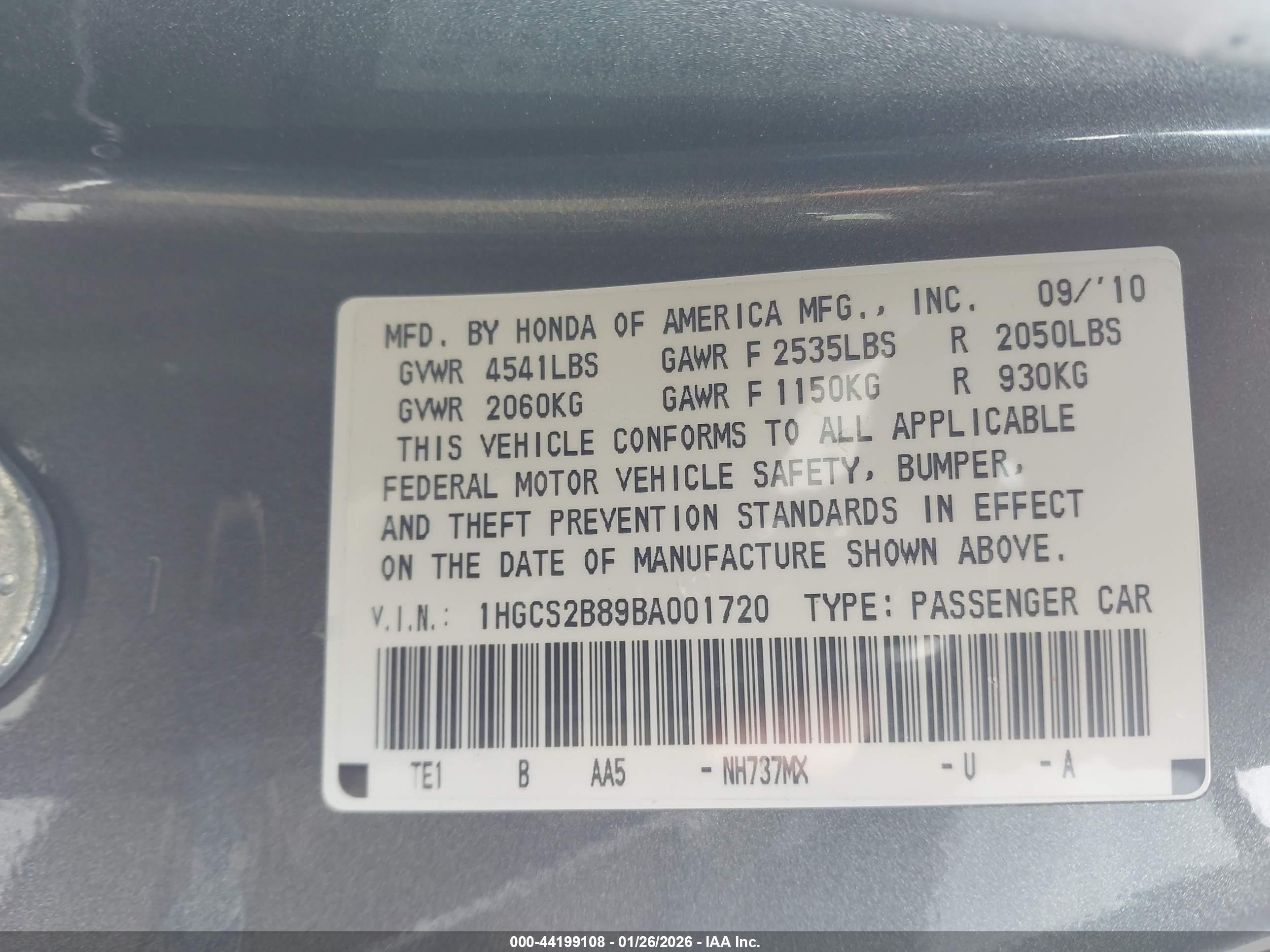 HONDA ACCORD image 9