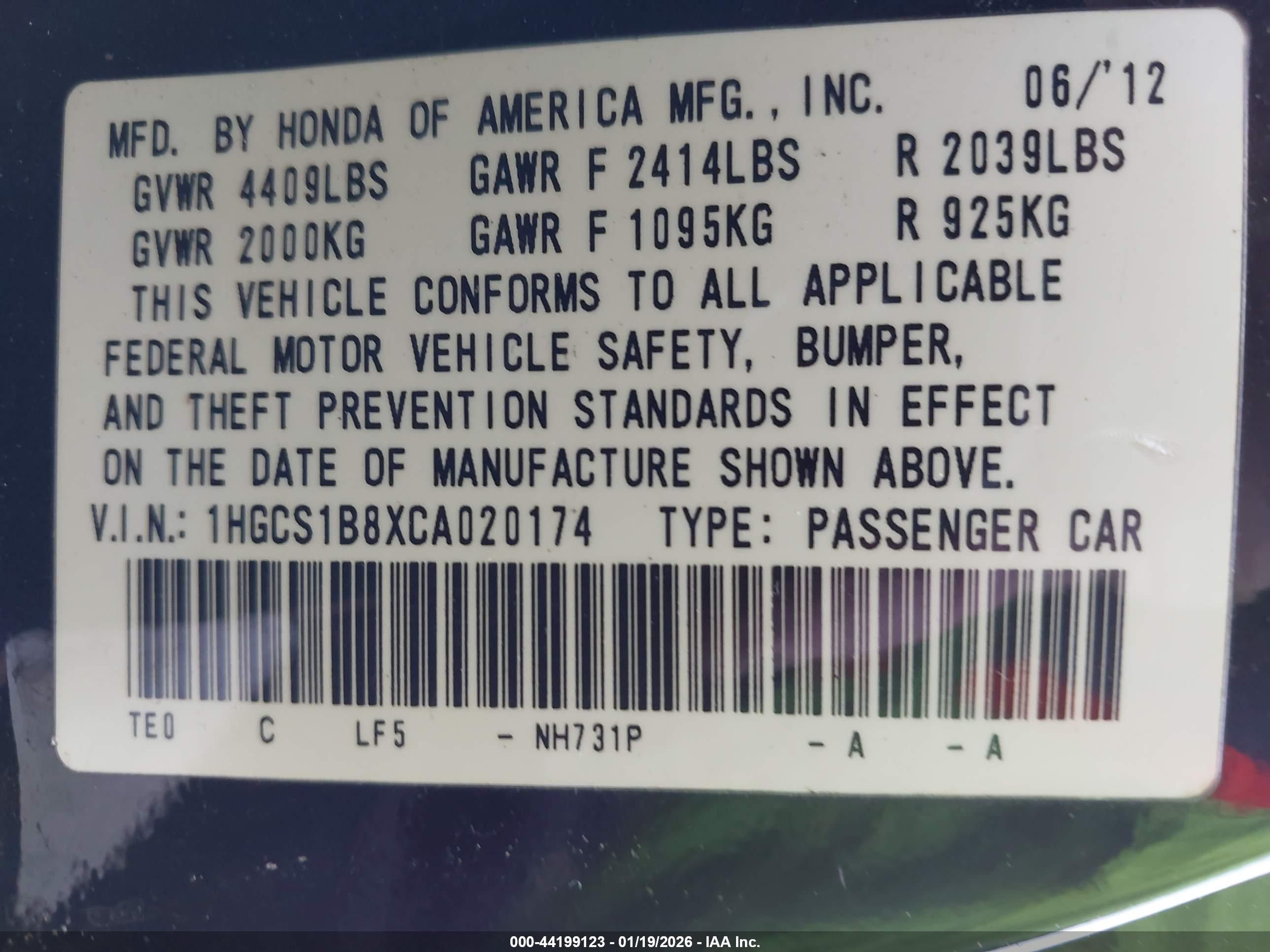 HONDA ACCORD image 9