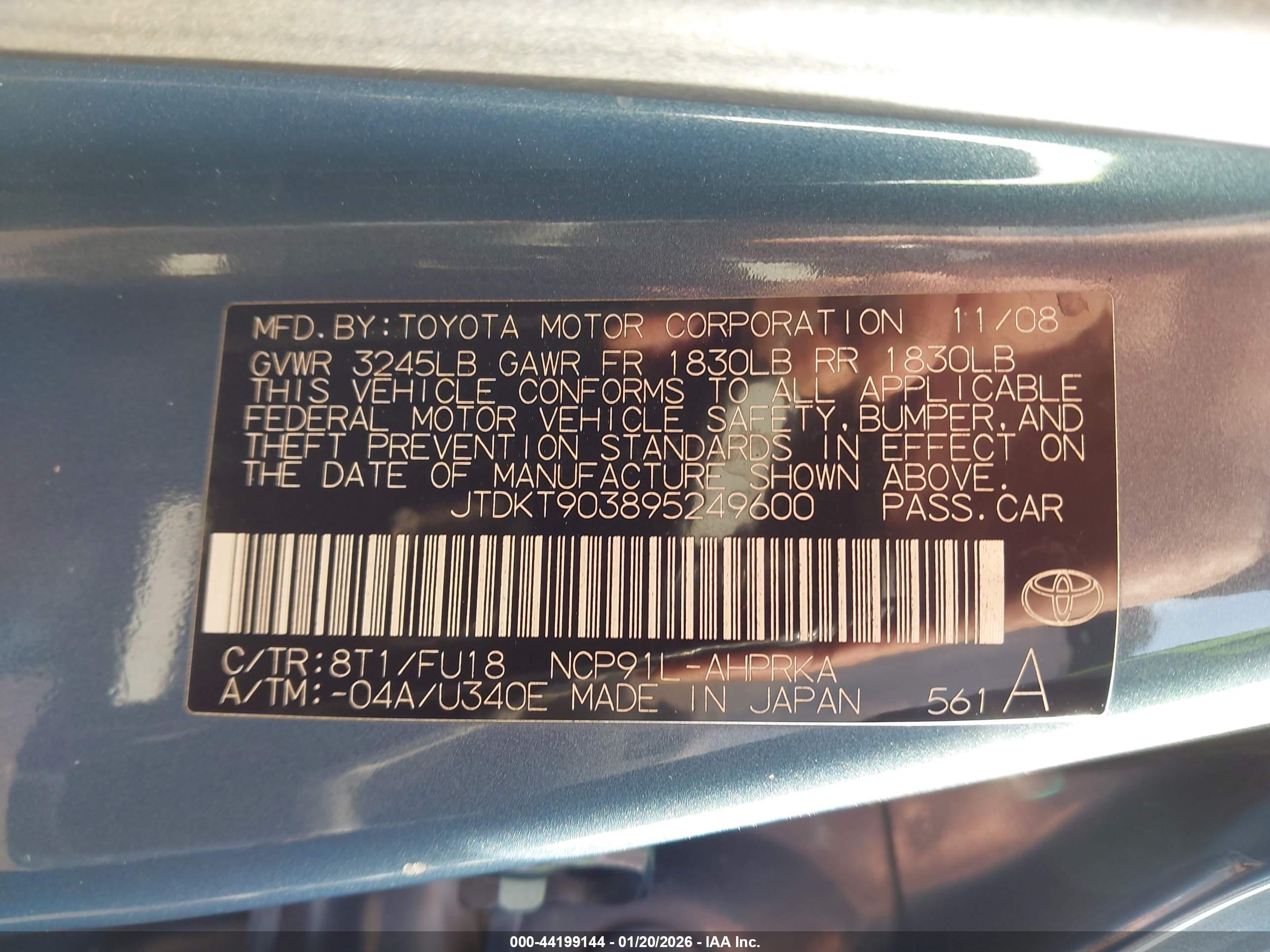 TOYOTA YARIS image 9