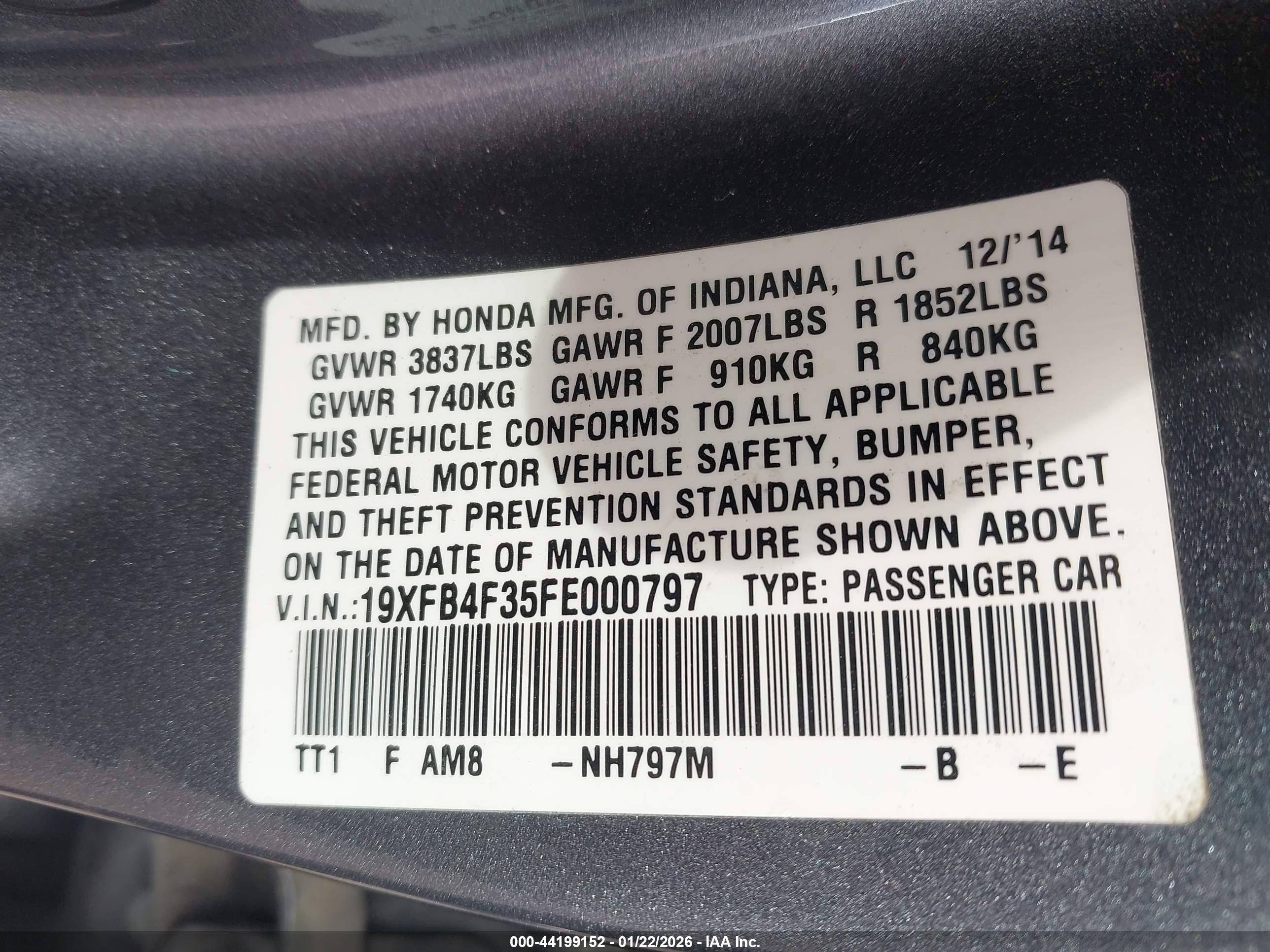 HONDA CIVIC image 9
