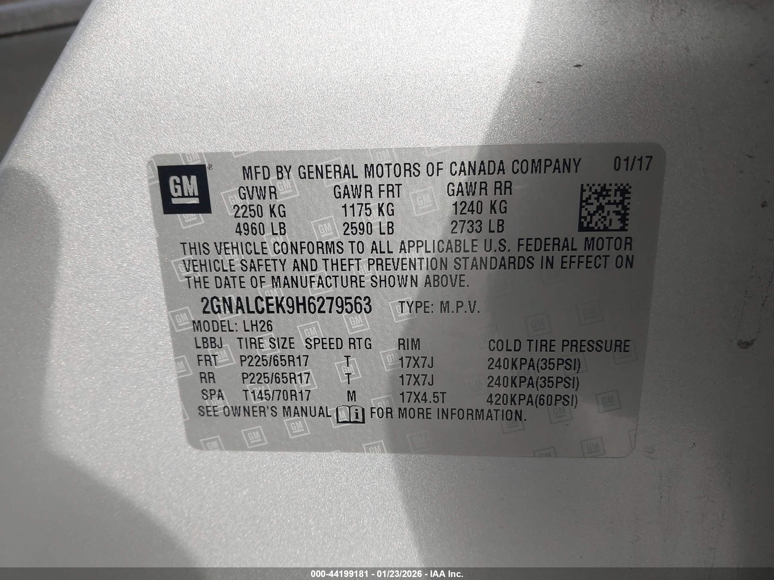 CHEVROLET EQUINOX image 9