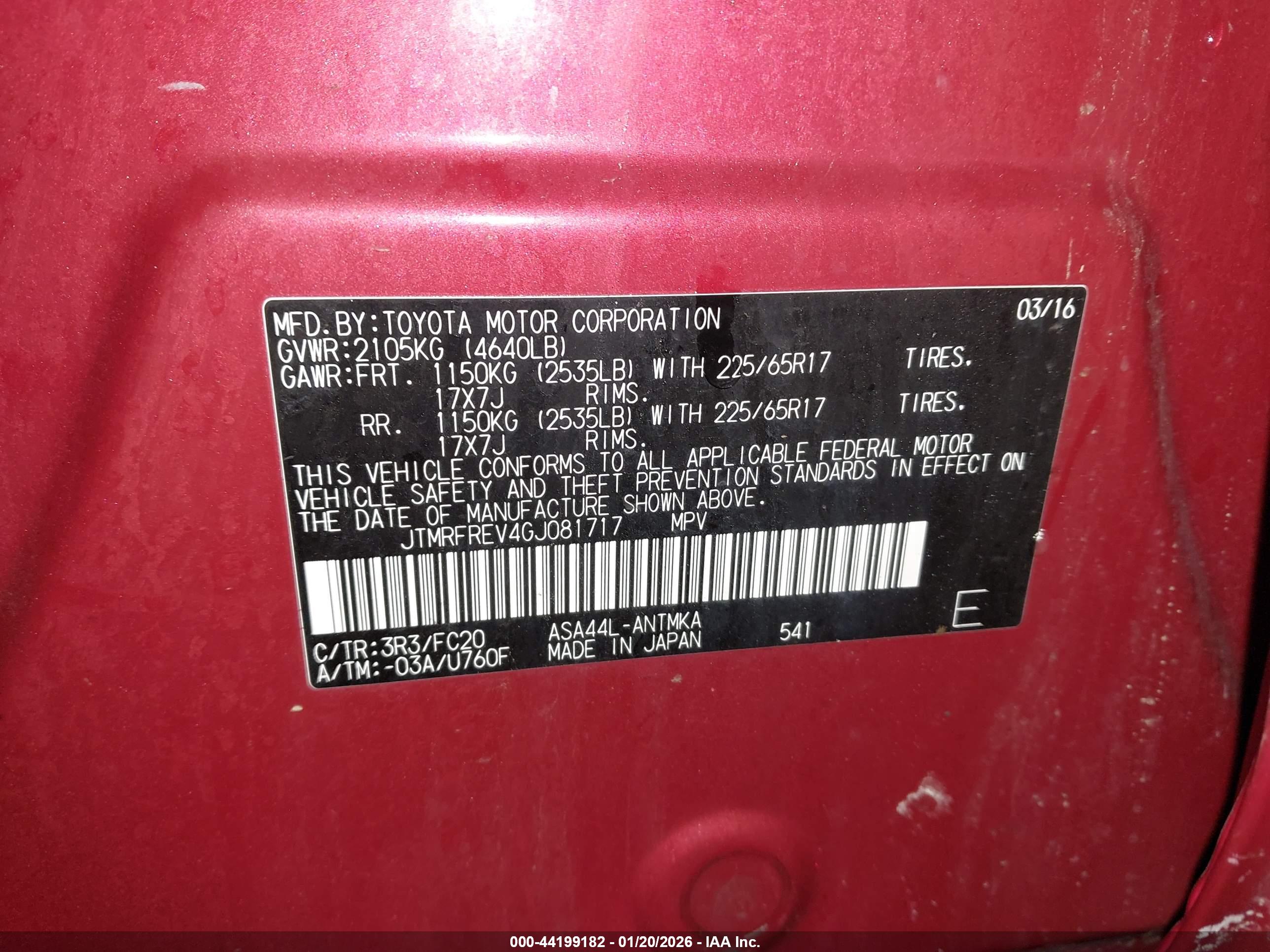 TOYOTA RAV4 image 9
