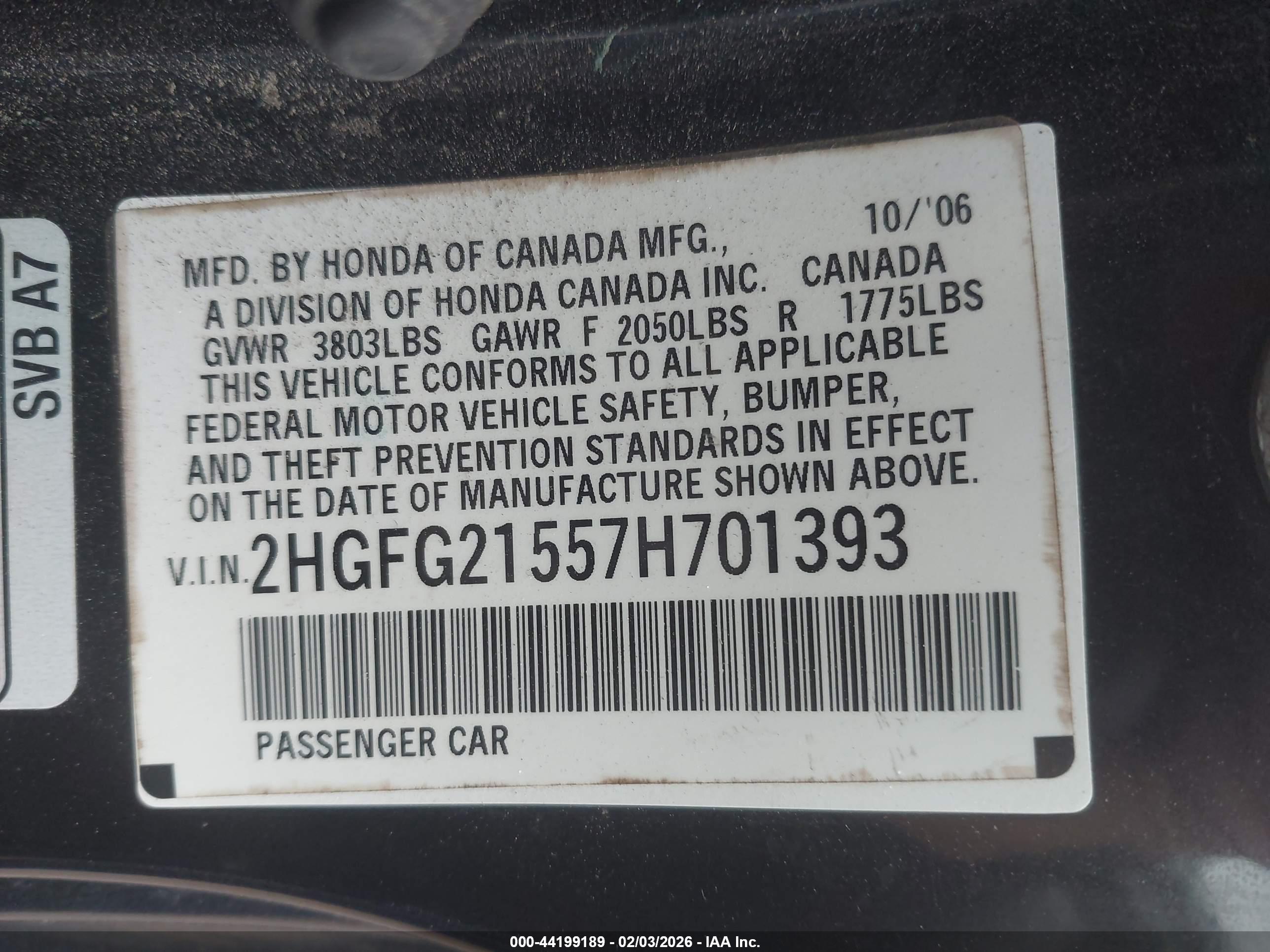HONDA CIVIC image 9