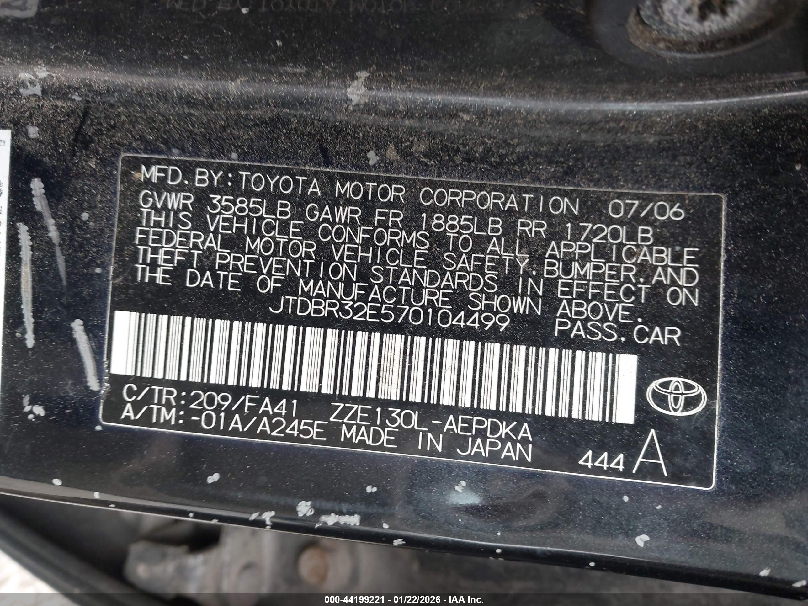 TOYOTA COROLLA image 9