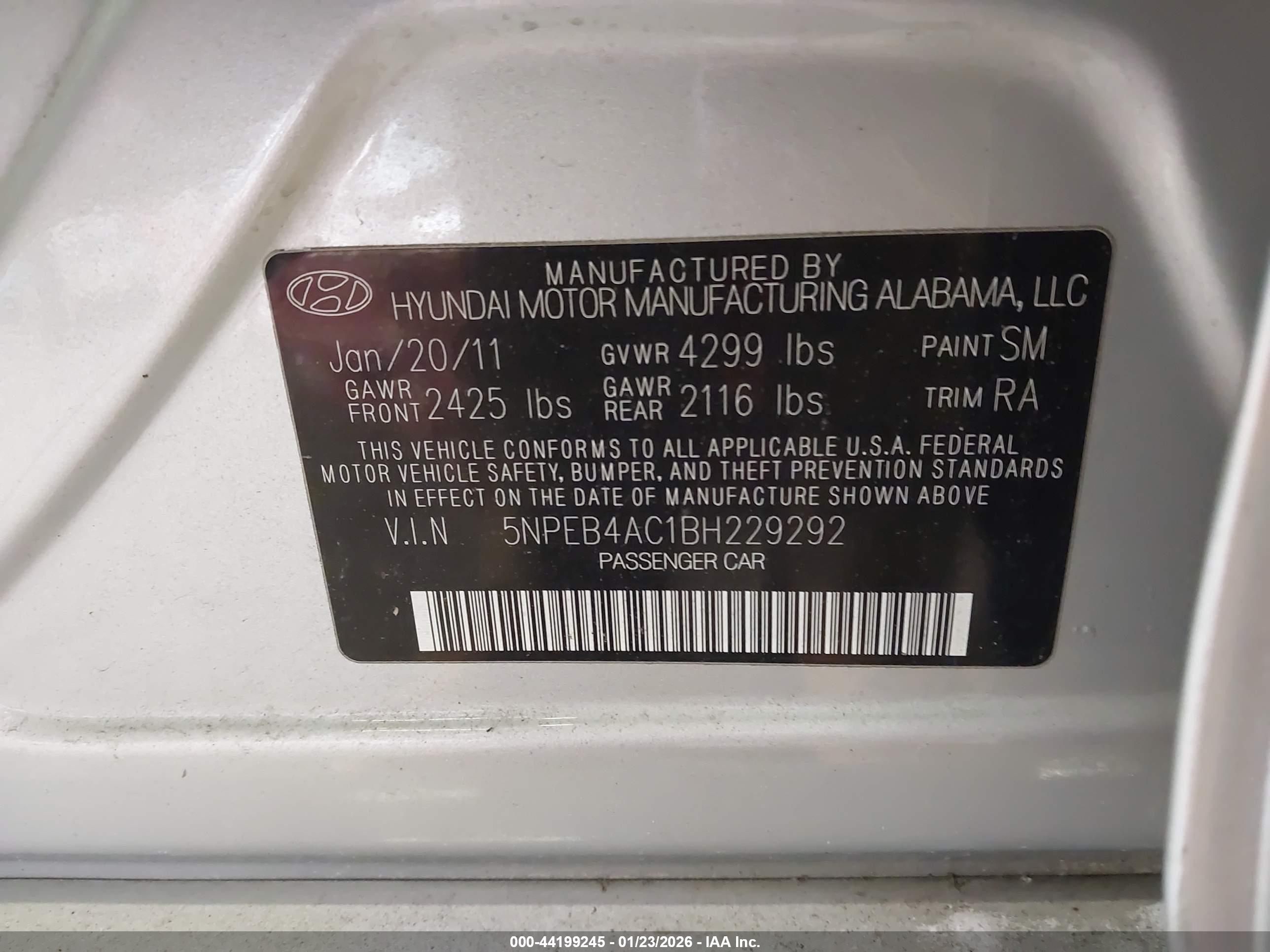HYUNDAI SONATA image 9