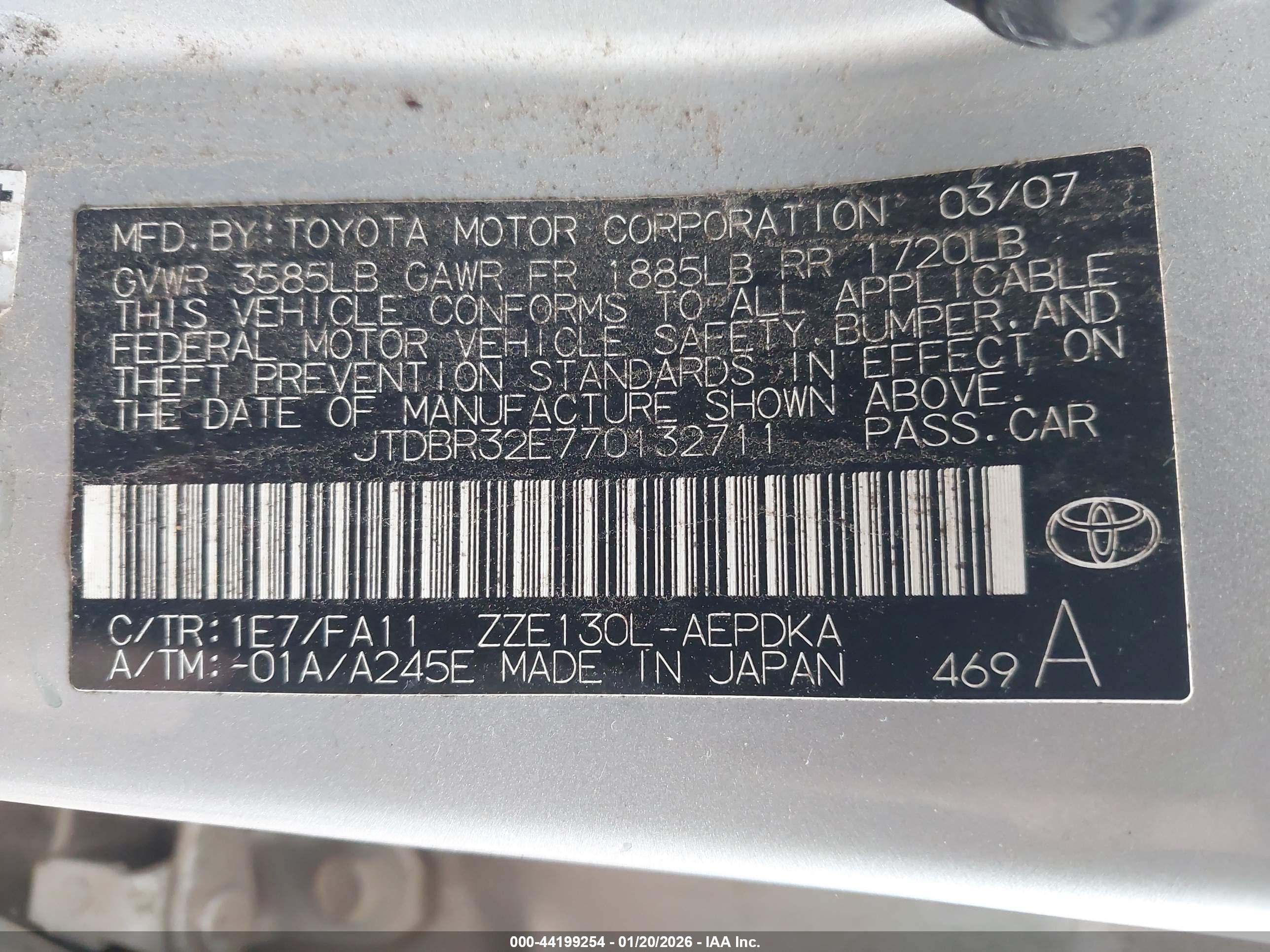 TOYOTA COROLLA image 9