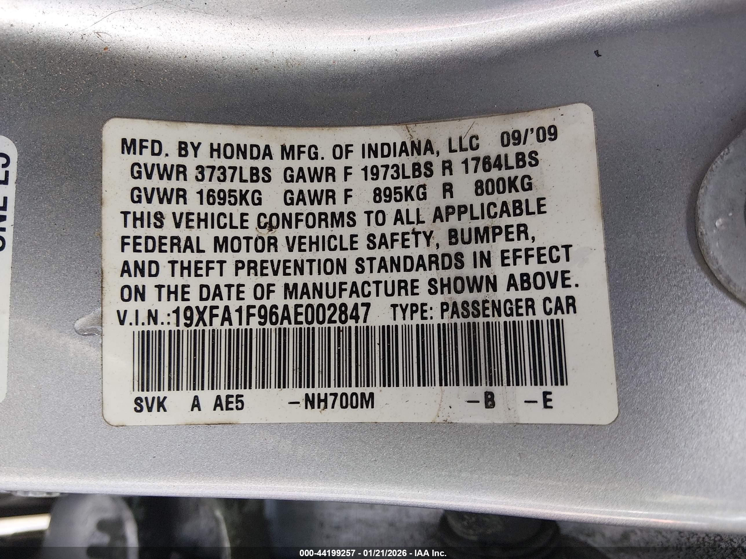 HONDA CIVIC image 9