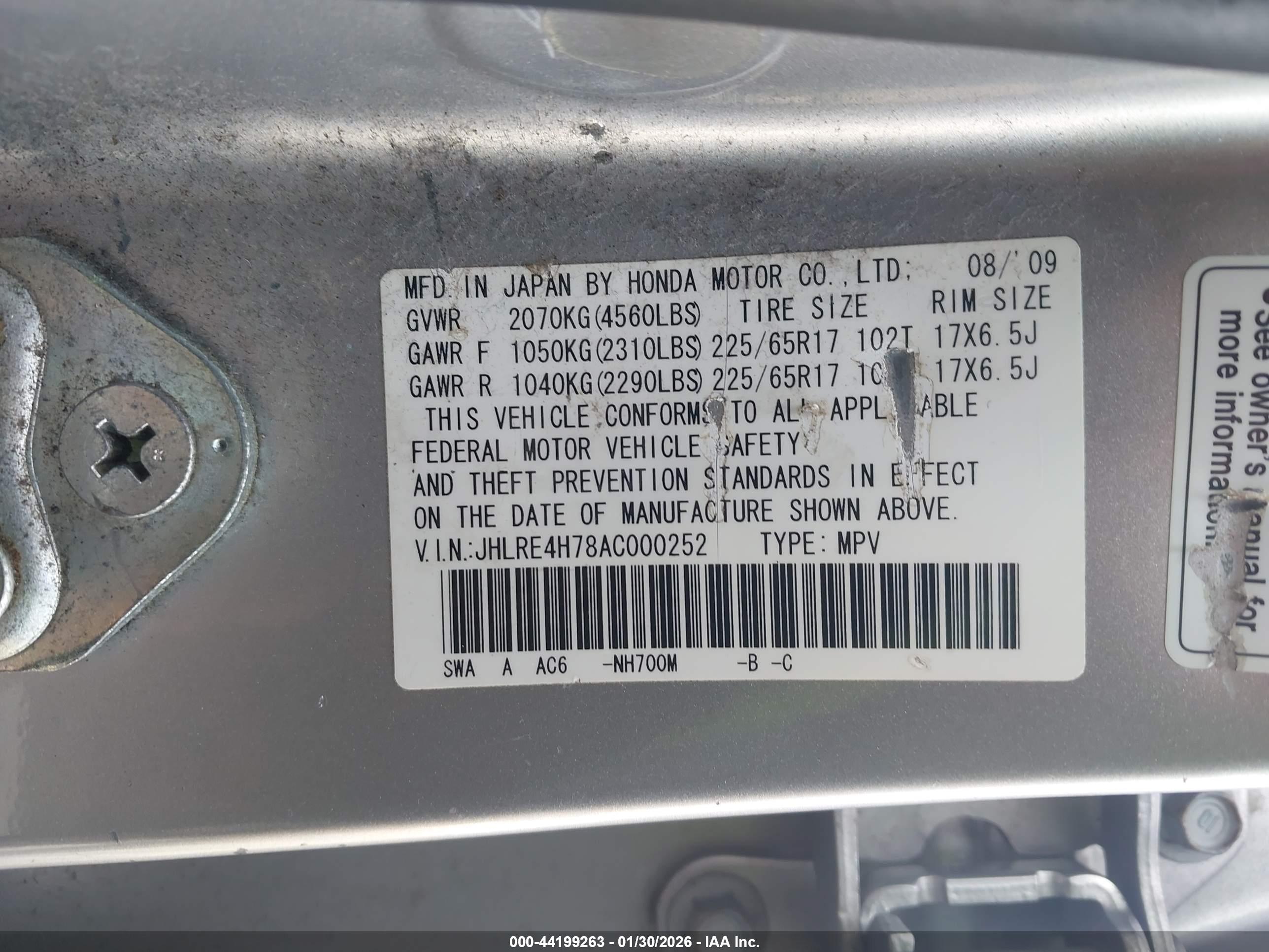 HONDA CR-V image 9