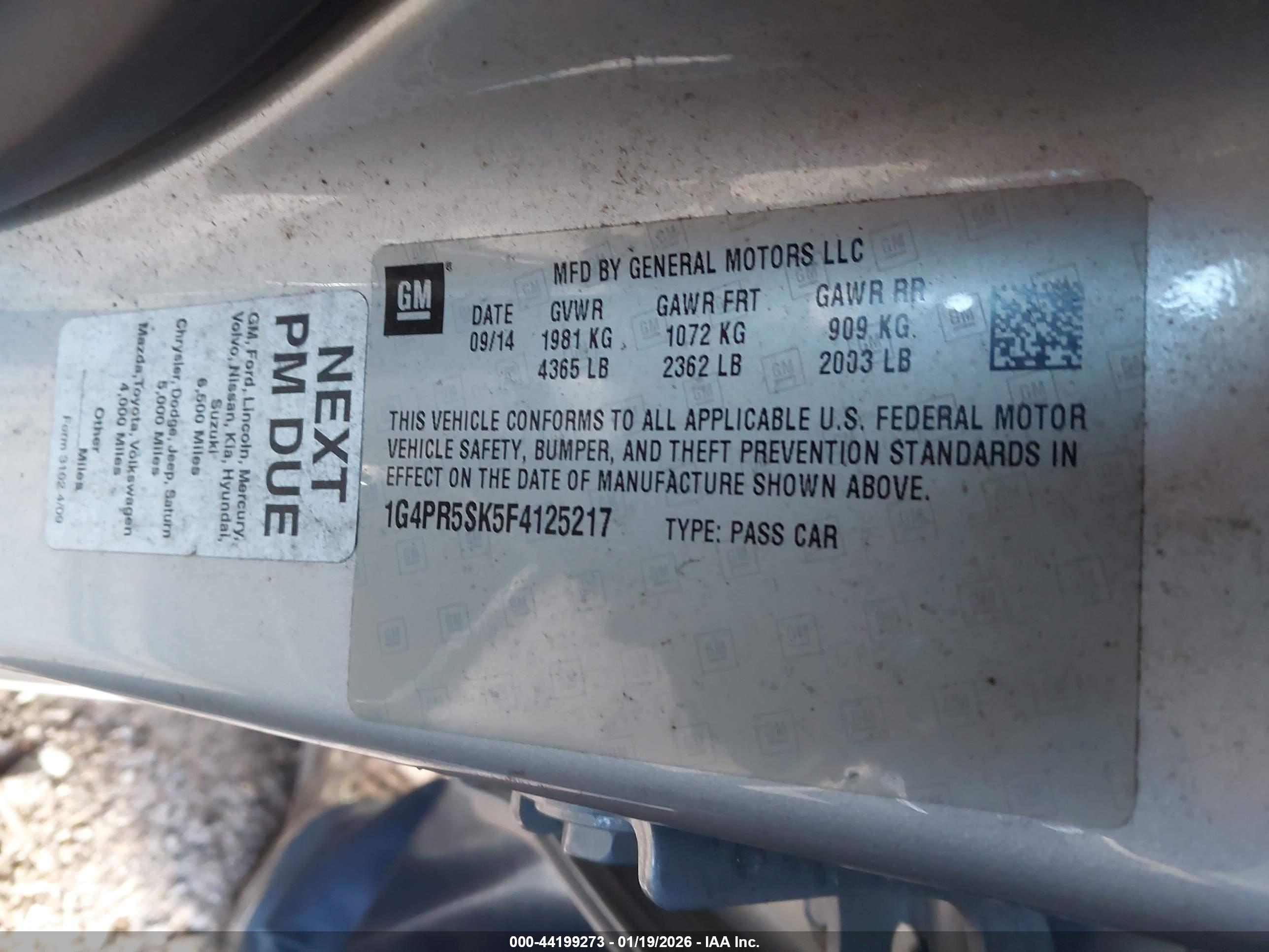 BUICK VERANO image 9