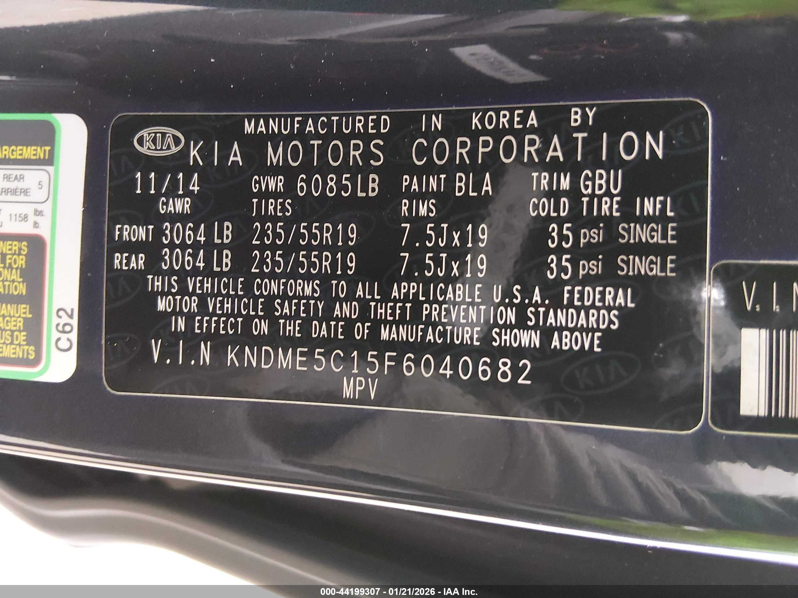 KIA SEDONA image 9