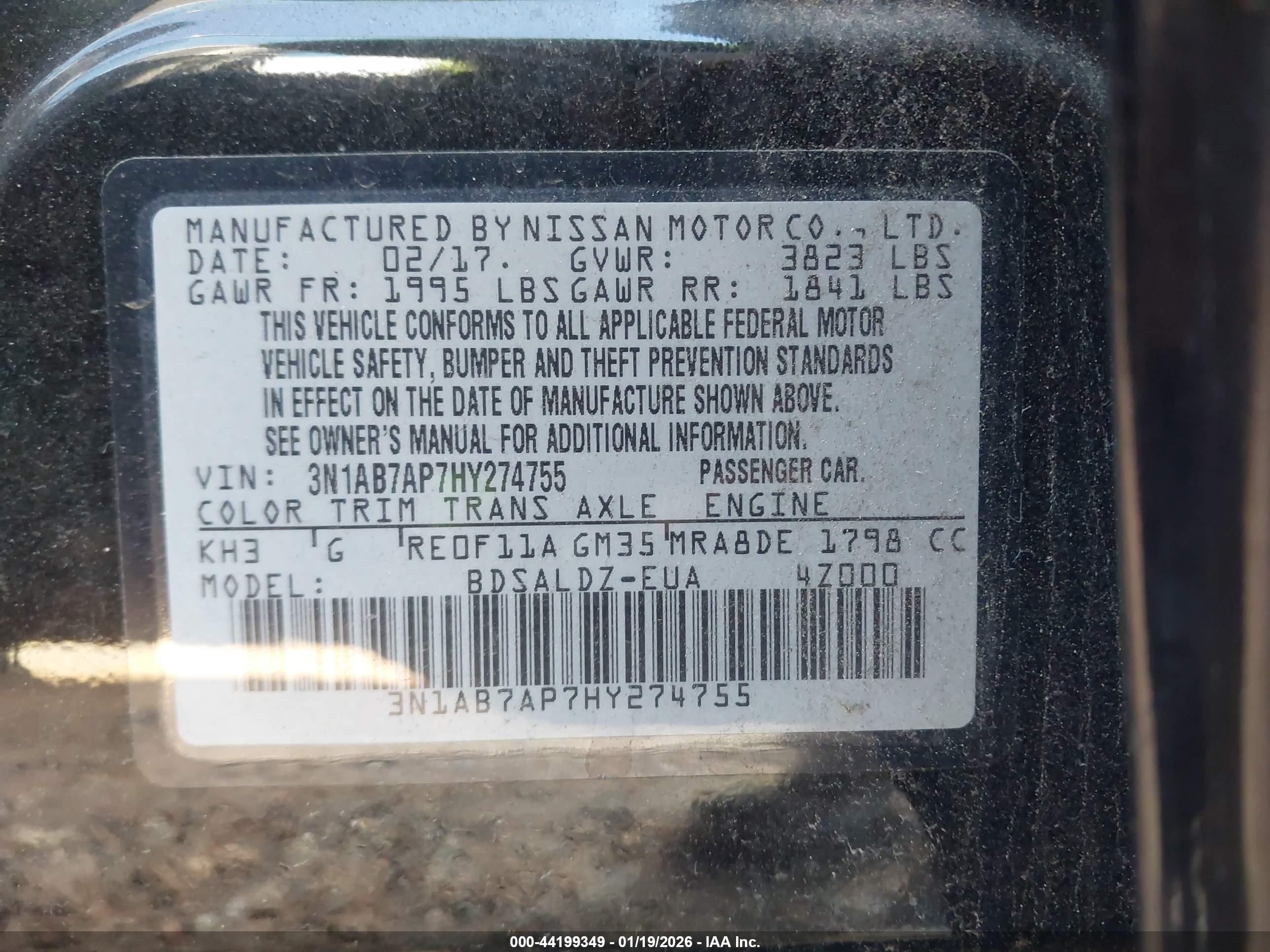 NISSAN SENTRA image 9