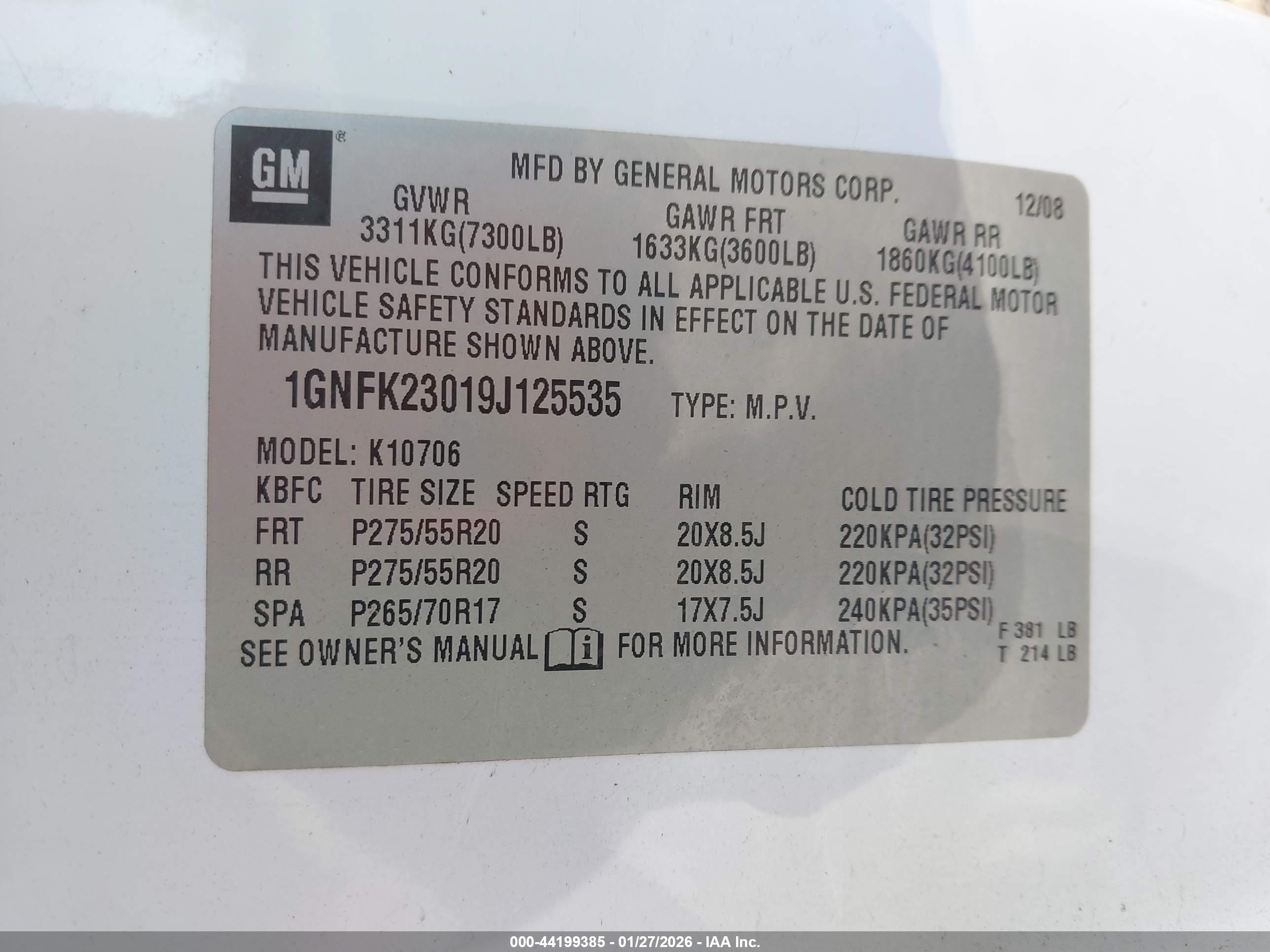 CHEVROLET TAHOE image 9