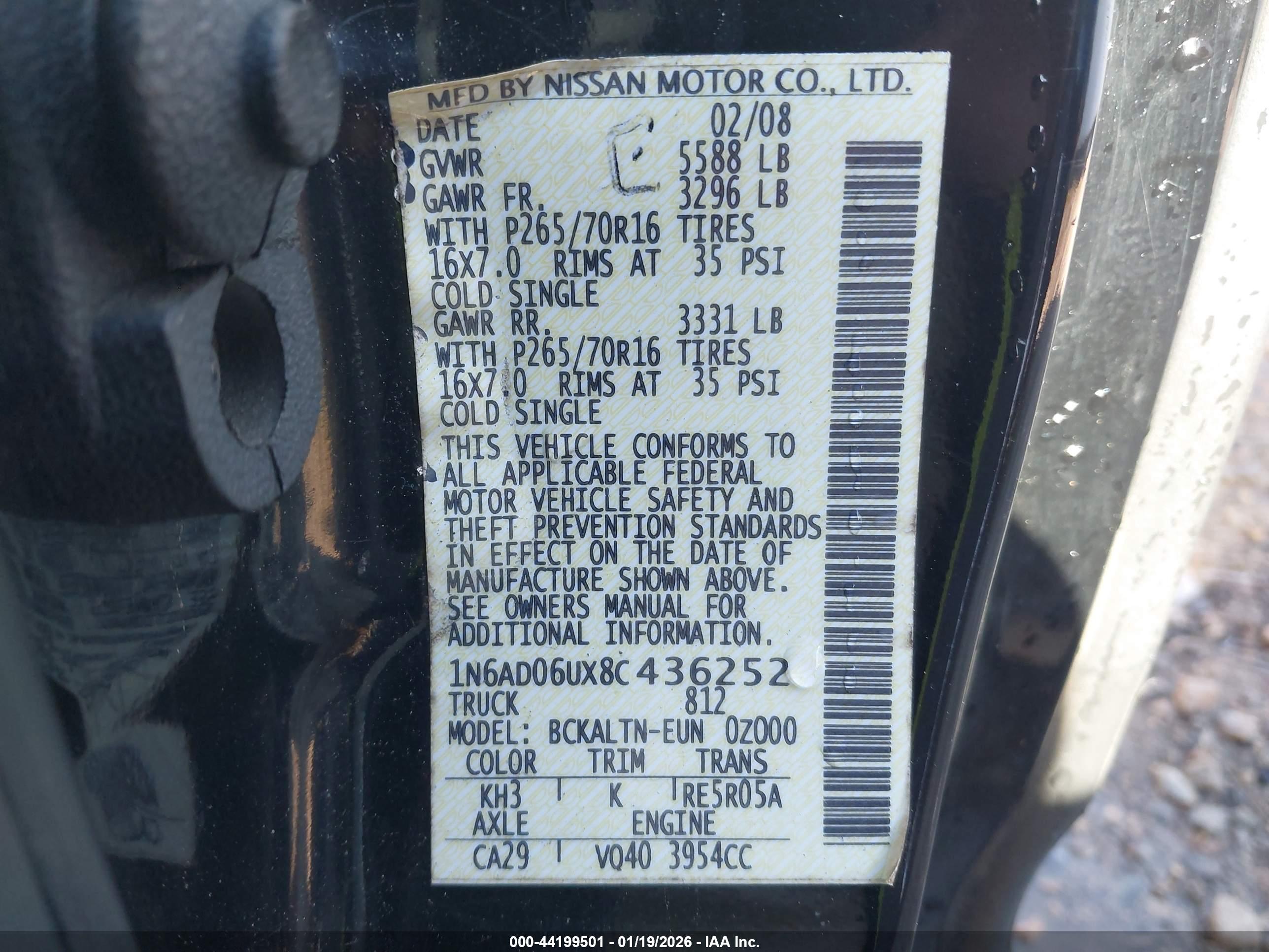 NISSAN FRONTIER image 9