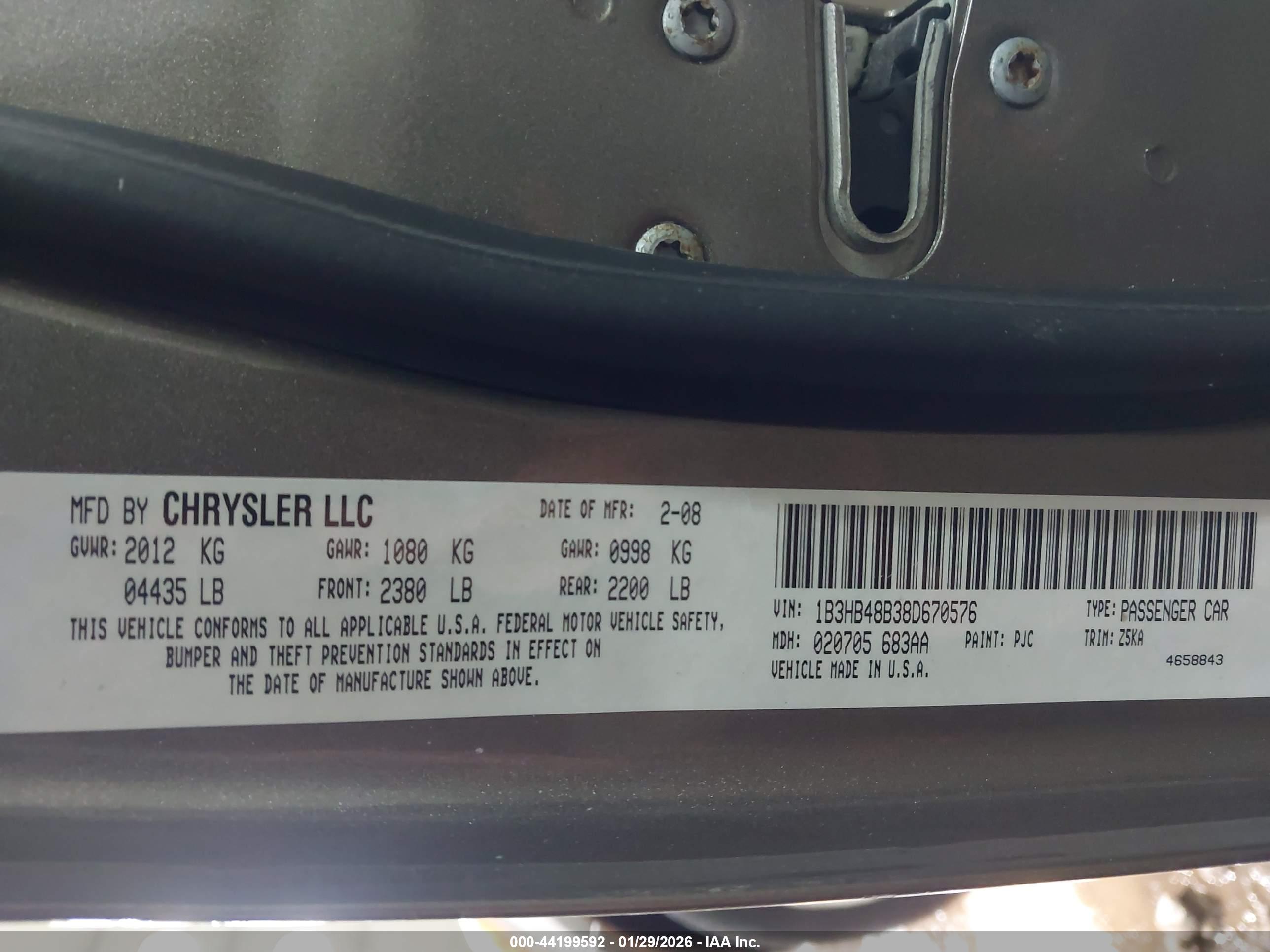 DODGE CALIBER image 9