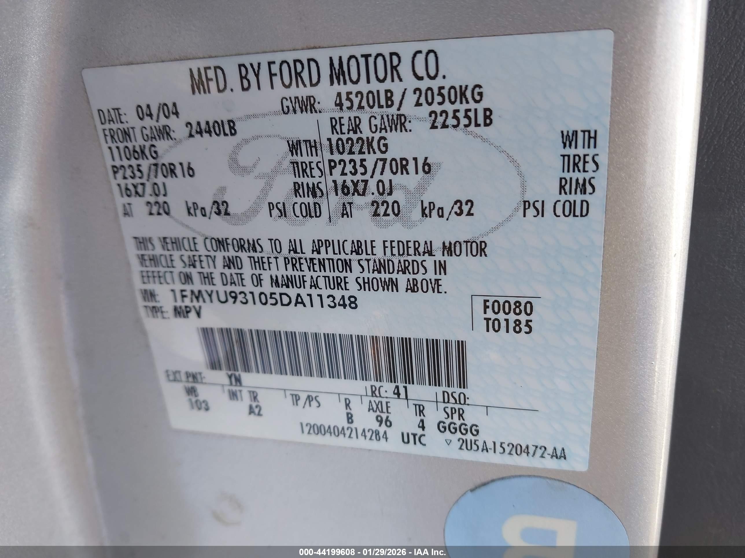 FORD ESCAPE image 9
