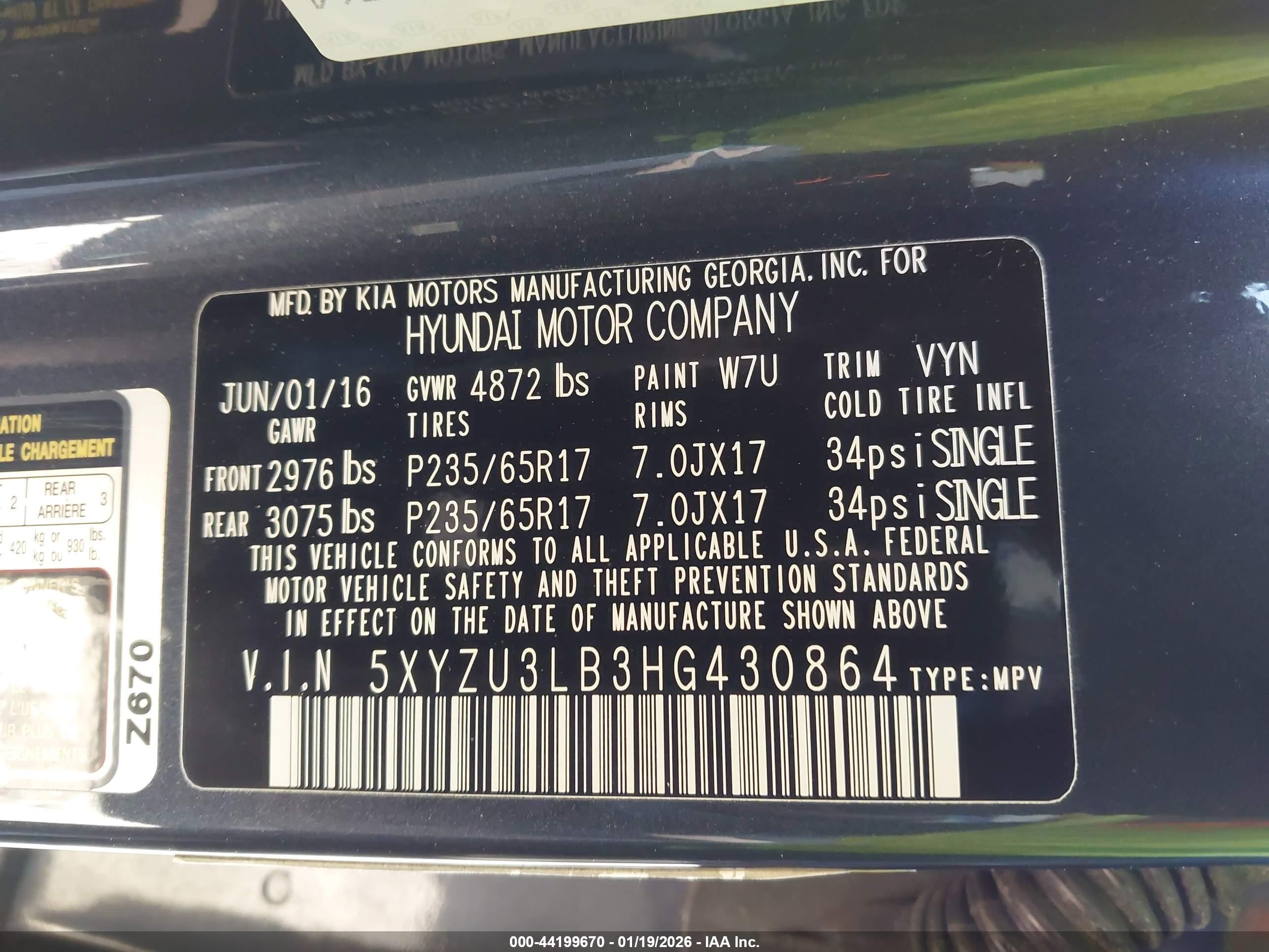 HYUNDAI SANTA image 9