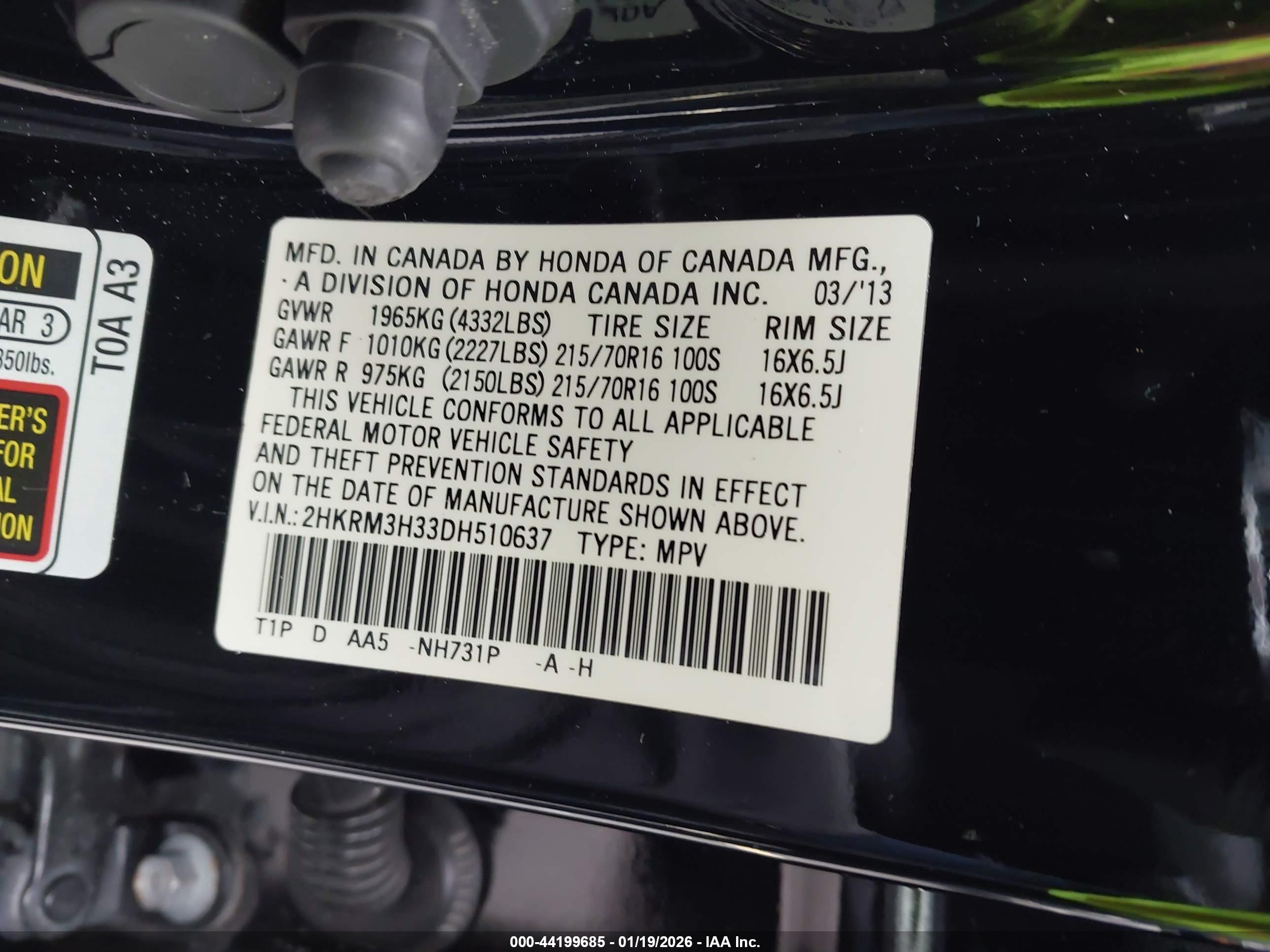 HONDA CR-V image 9