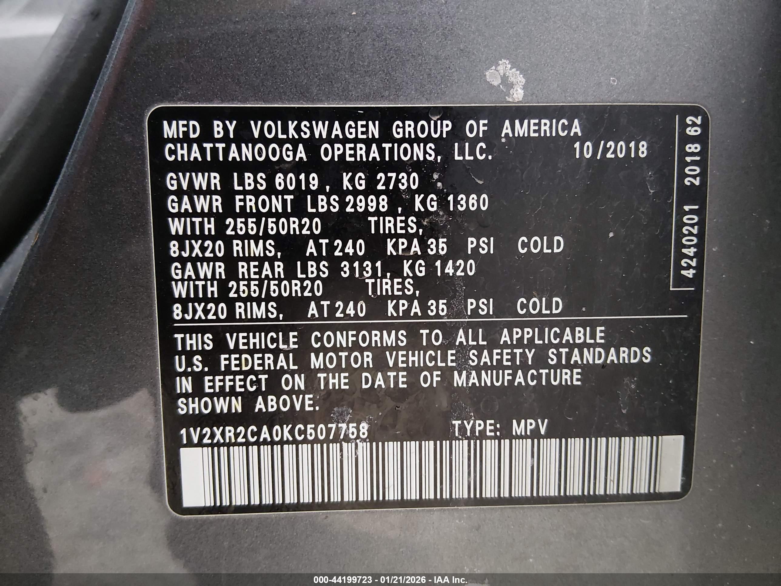 VOLKSWAGEN ATLAS image 9