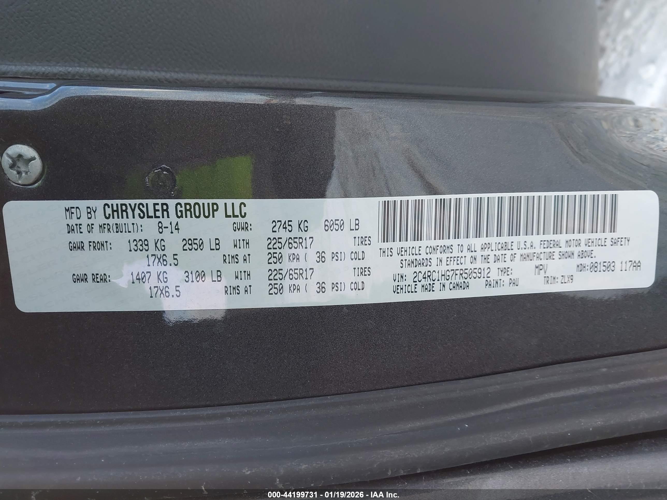 CHRYSLER TOWN image 9