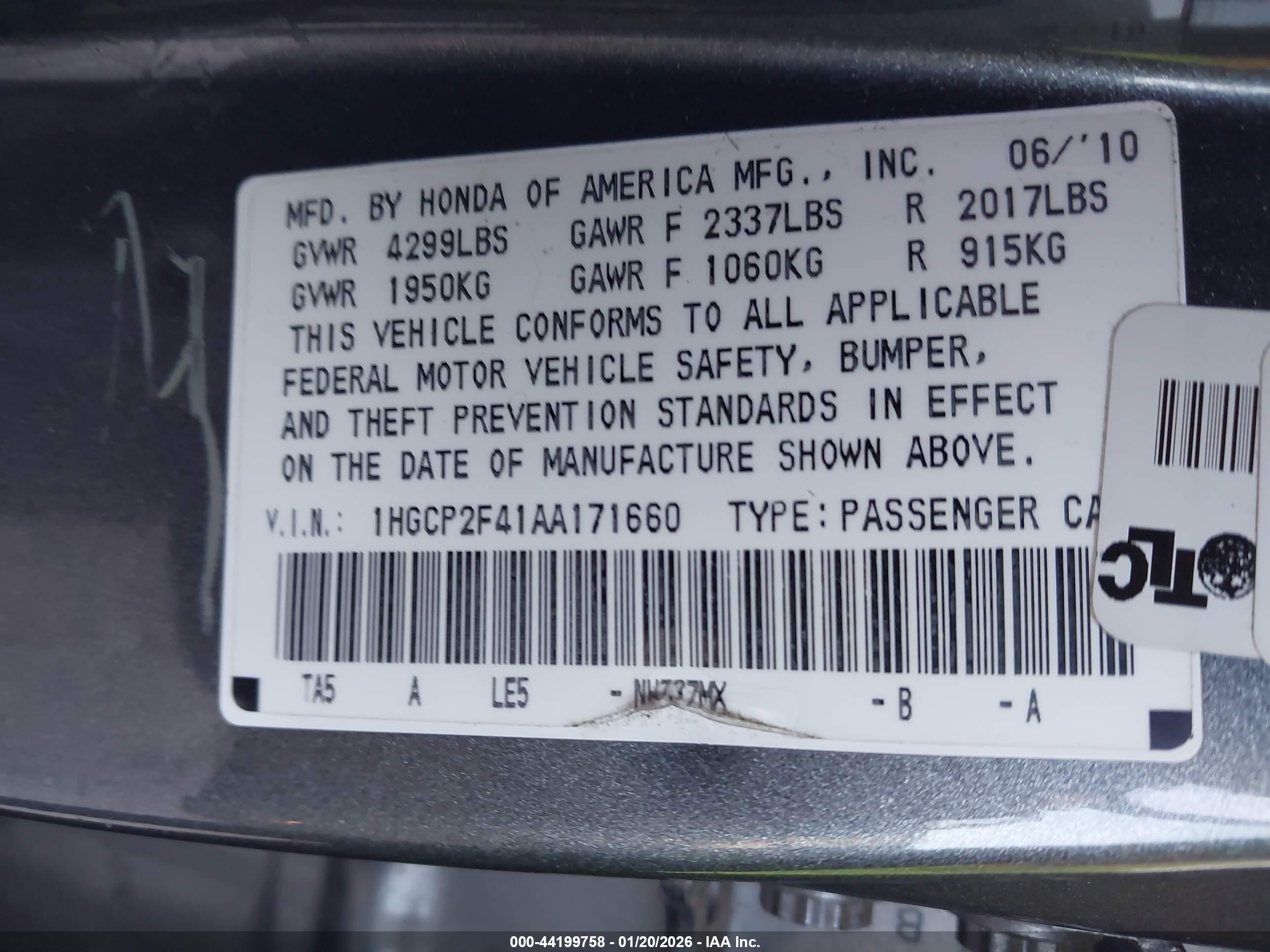 HONDA ACCORD image 9
