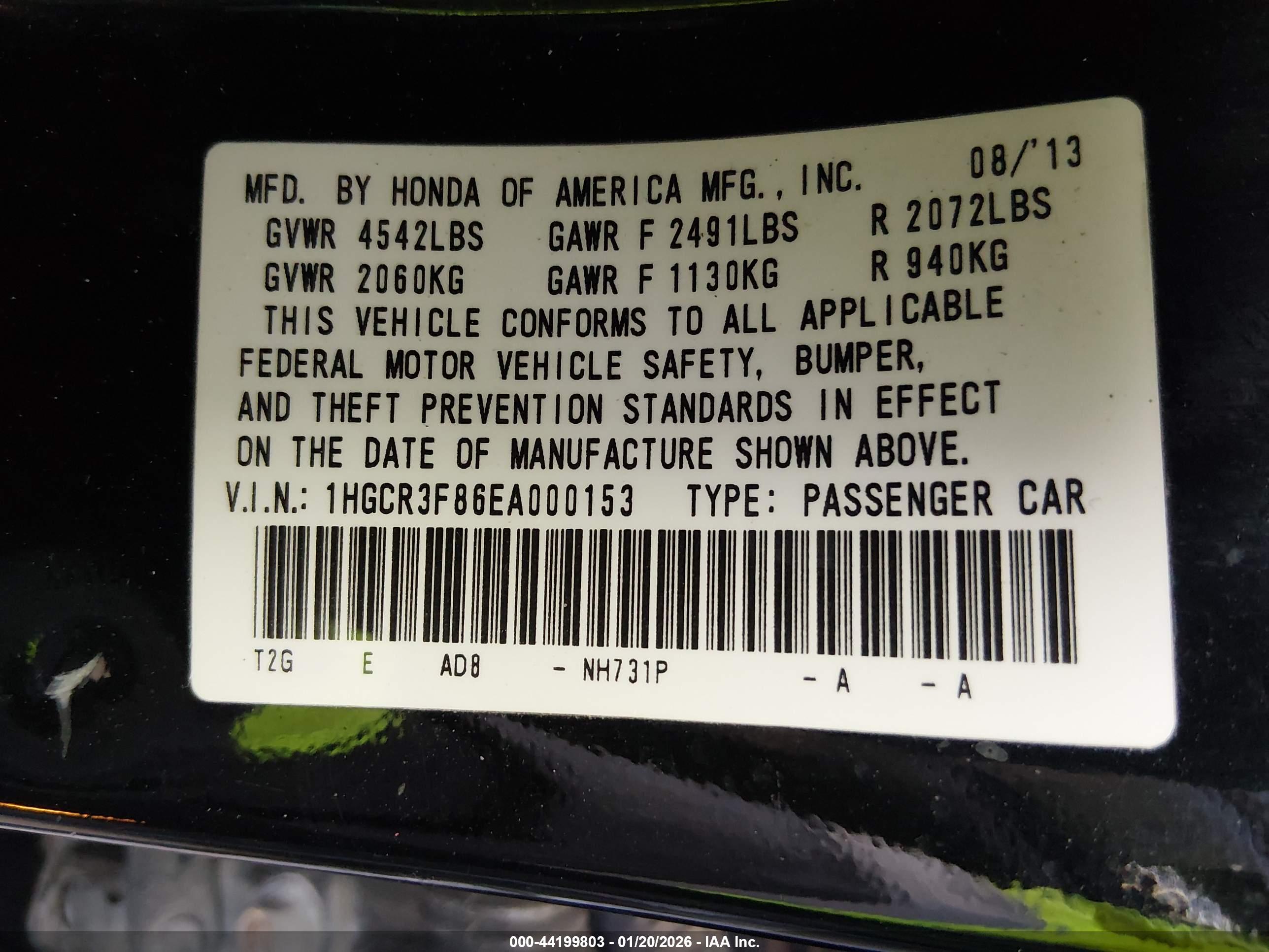 HONDA ACCORD image 9