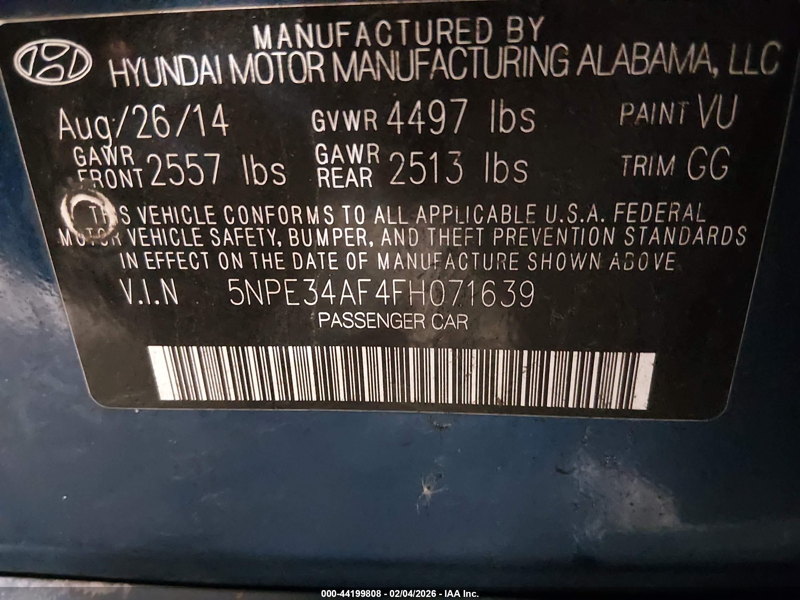 HYUNDAI SONATA image 9