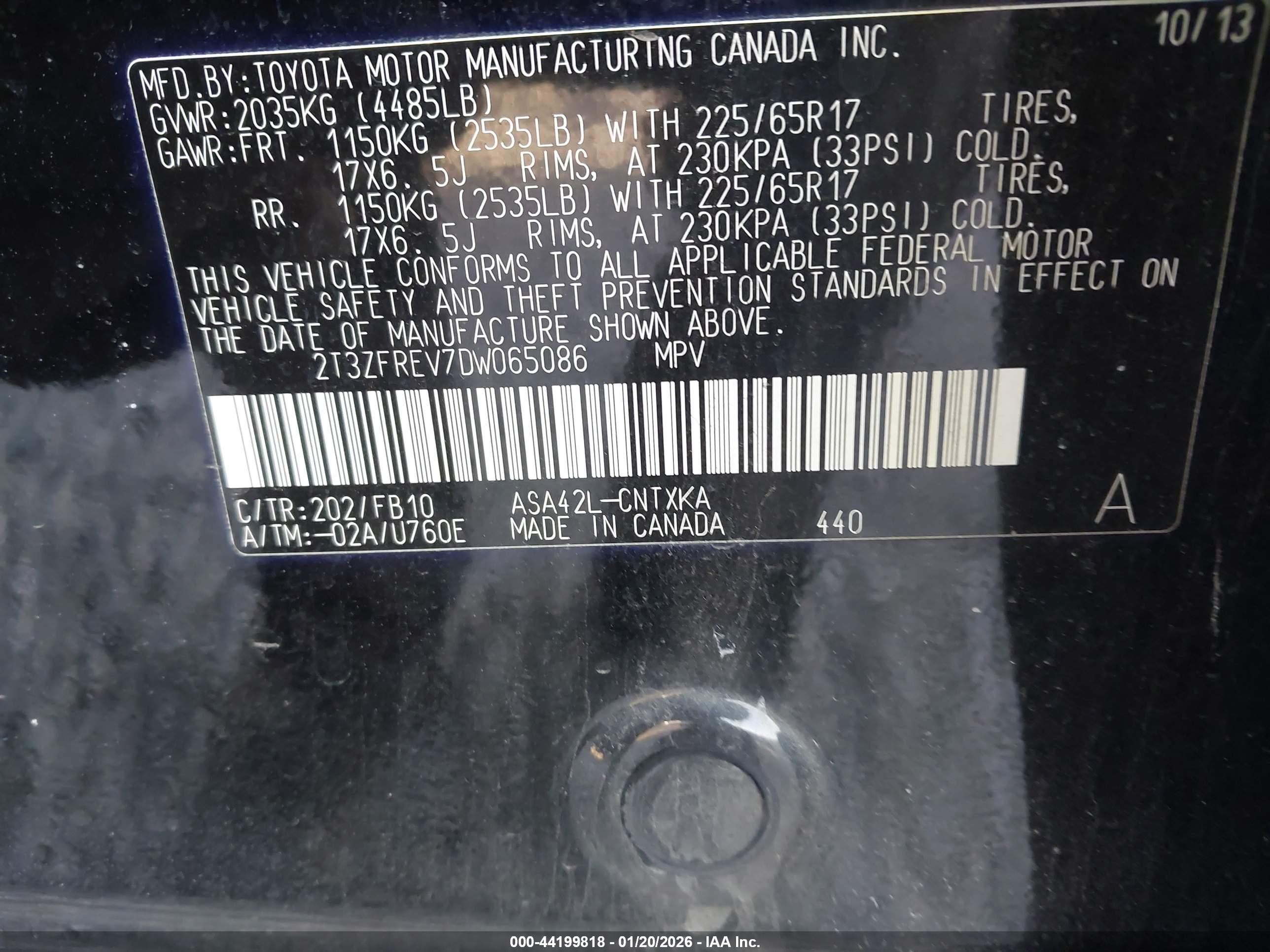 TOYOTA RAV4 image 9