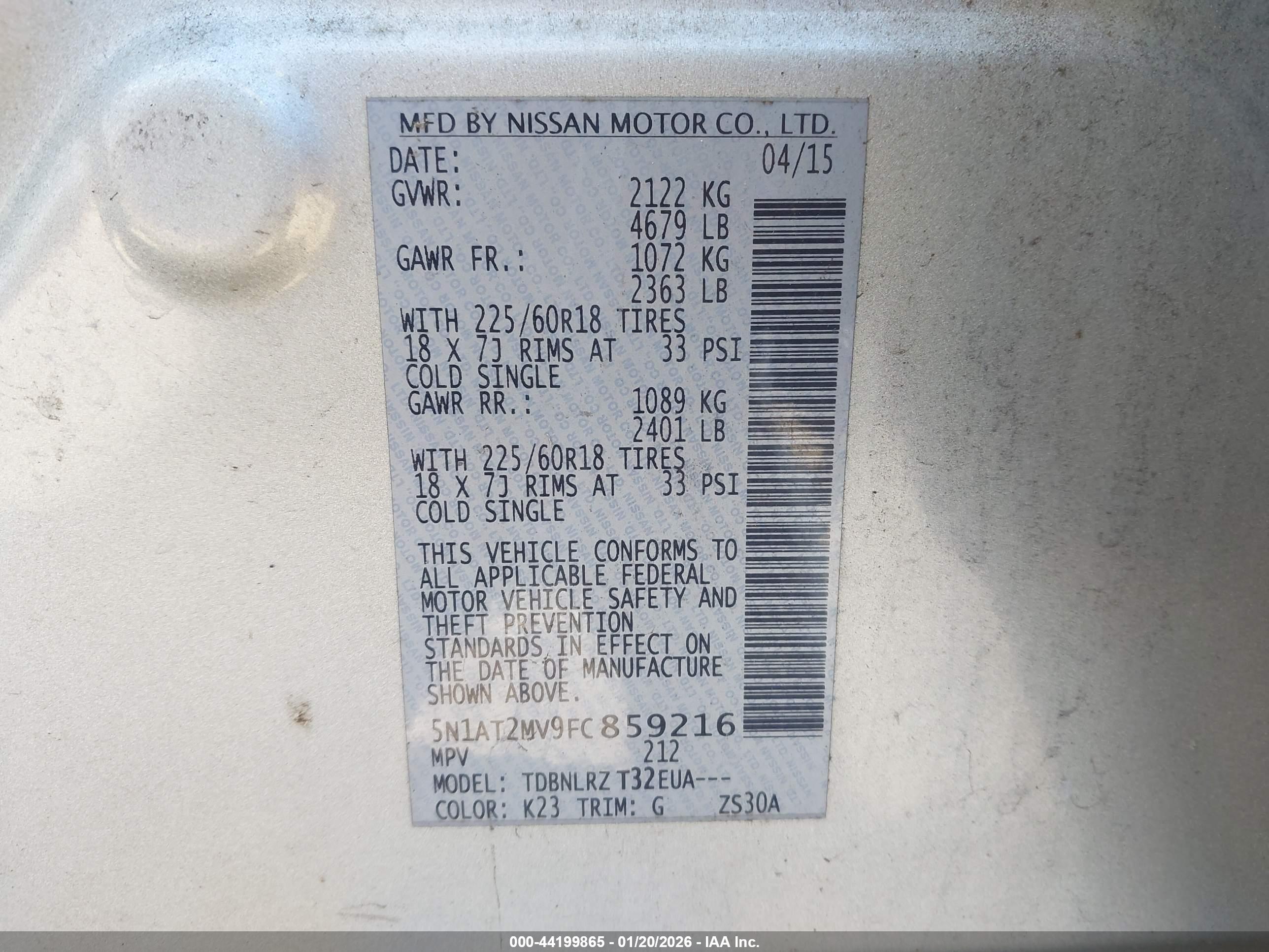 NISSAN ROGUE image 9