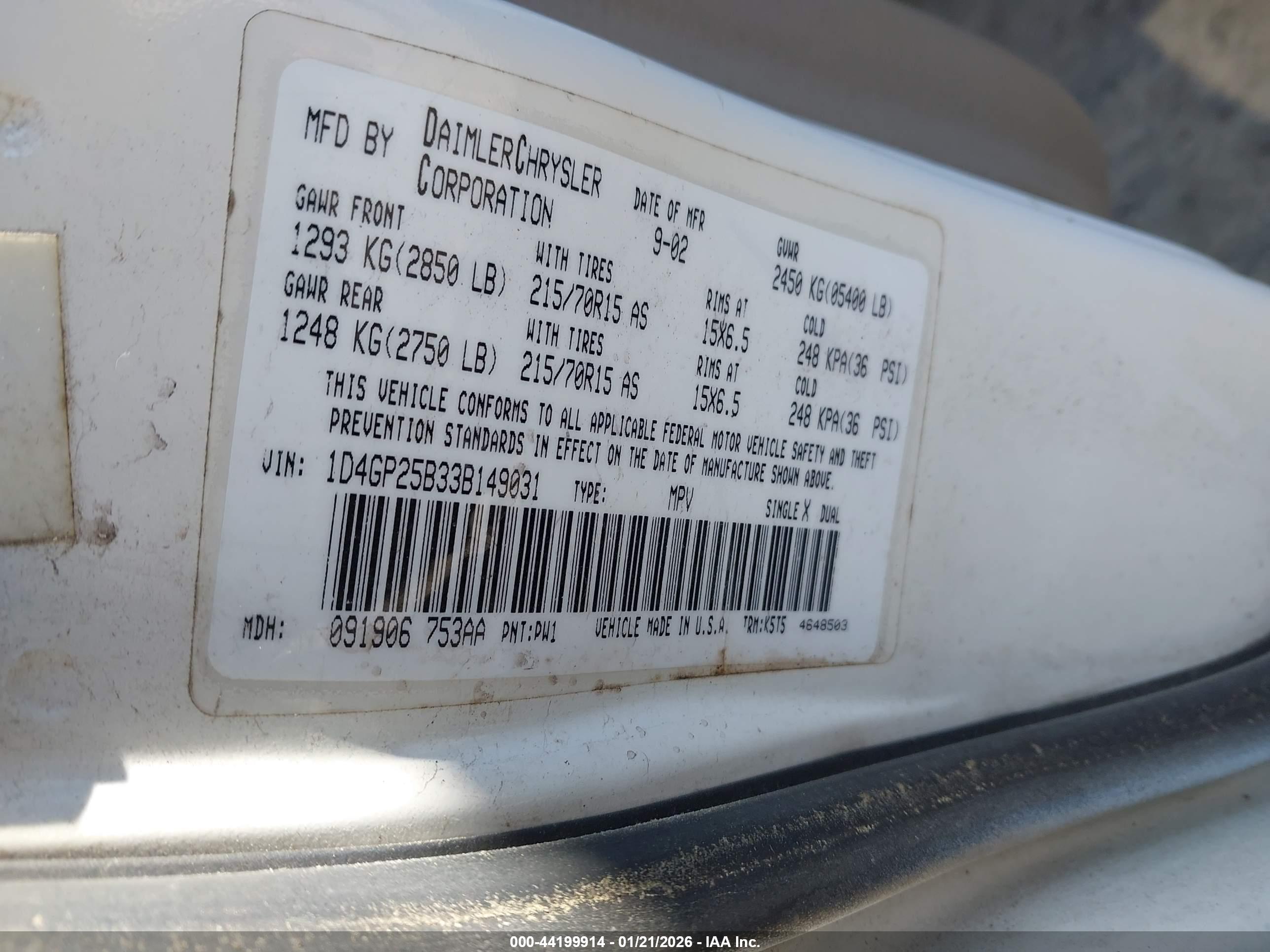DODGE CARAVAN image 9
