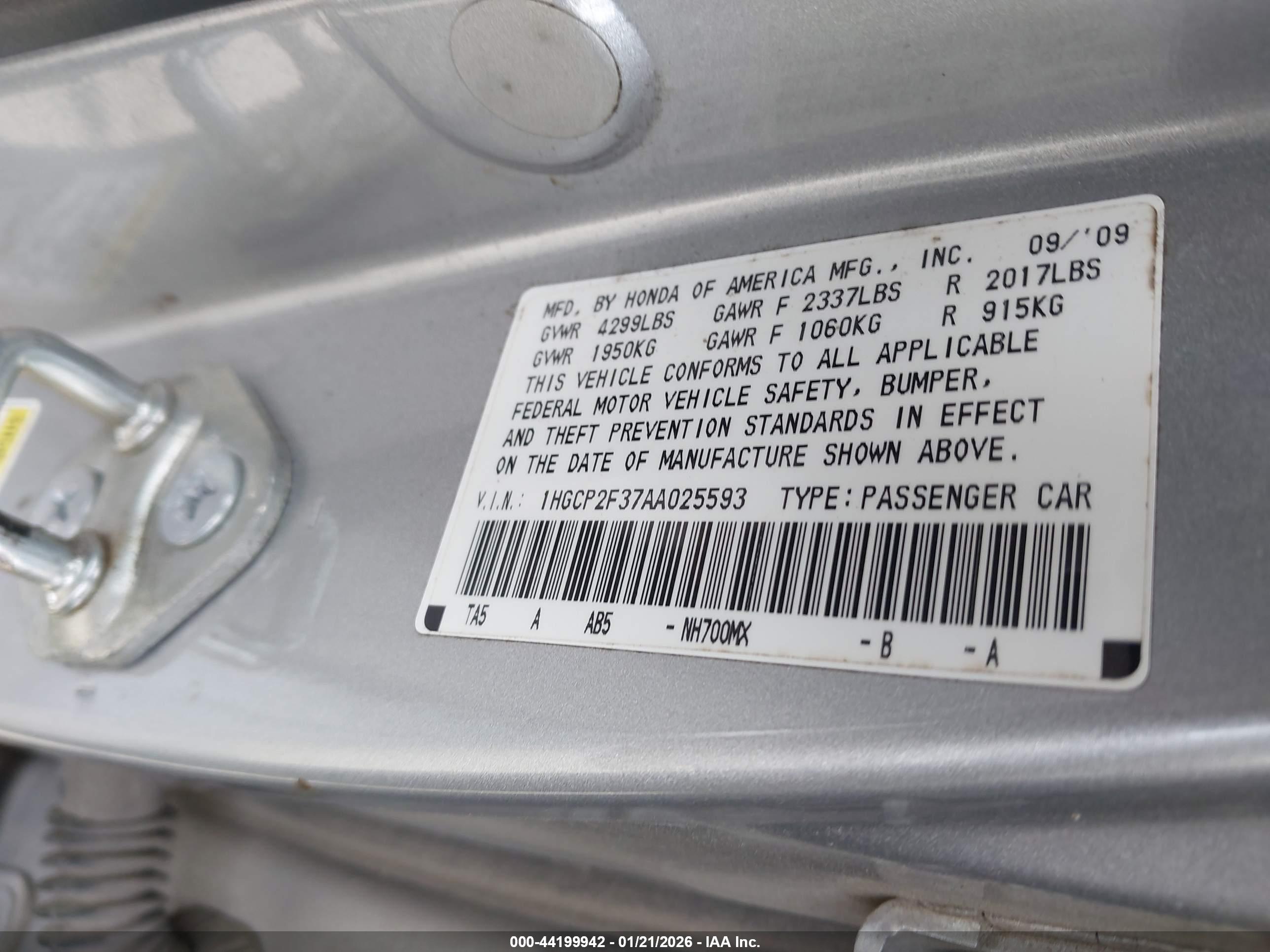 HONDA ACCORD image 9