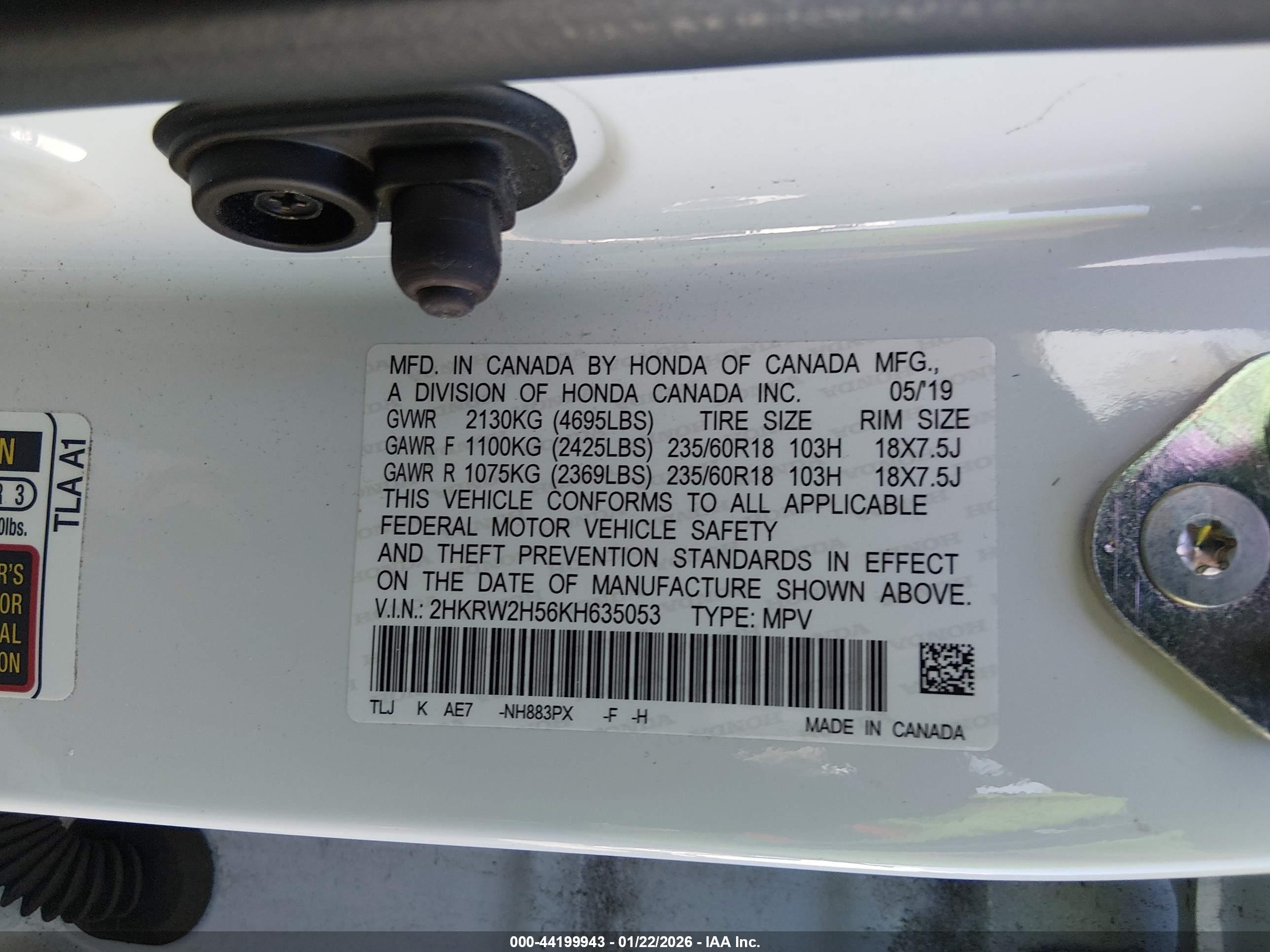 HONDA CR-V image 9