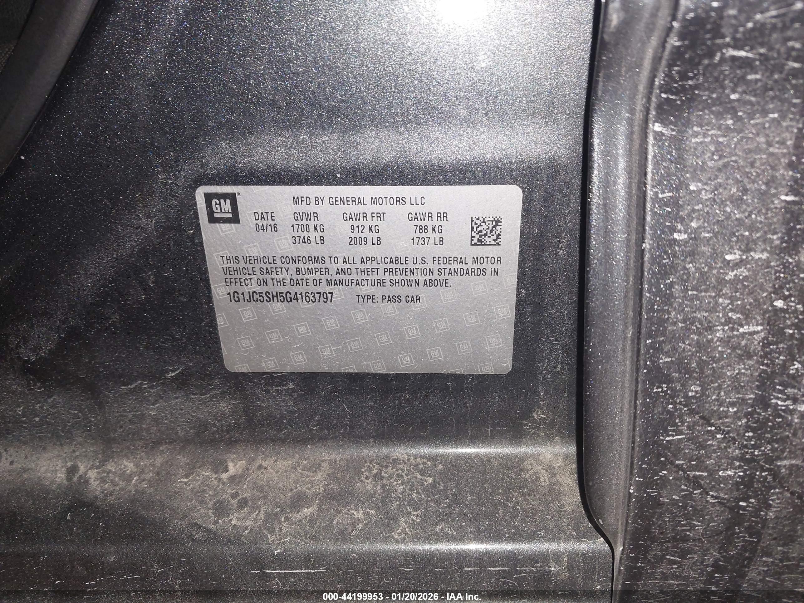 CHEVROLET SONIC image 9