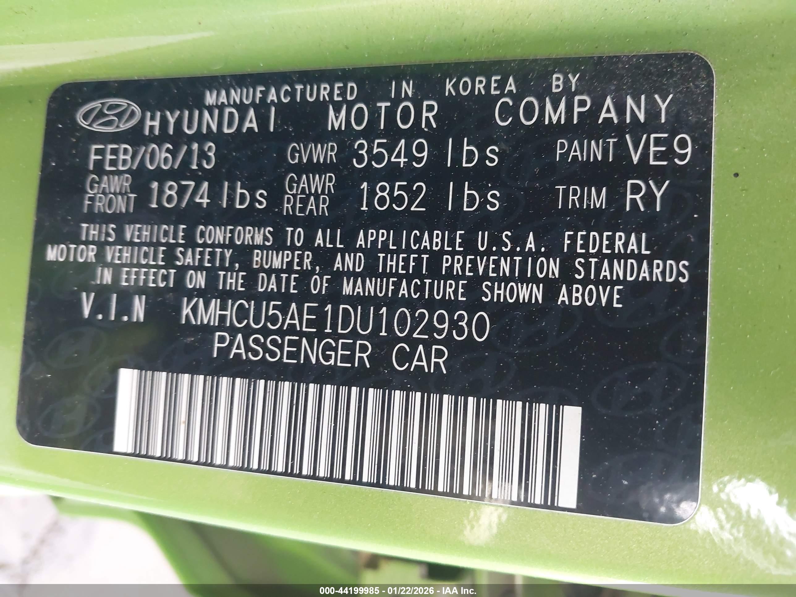 HYUNDAI ACCENT image 9