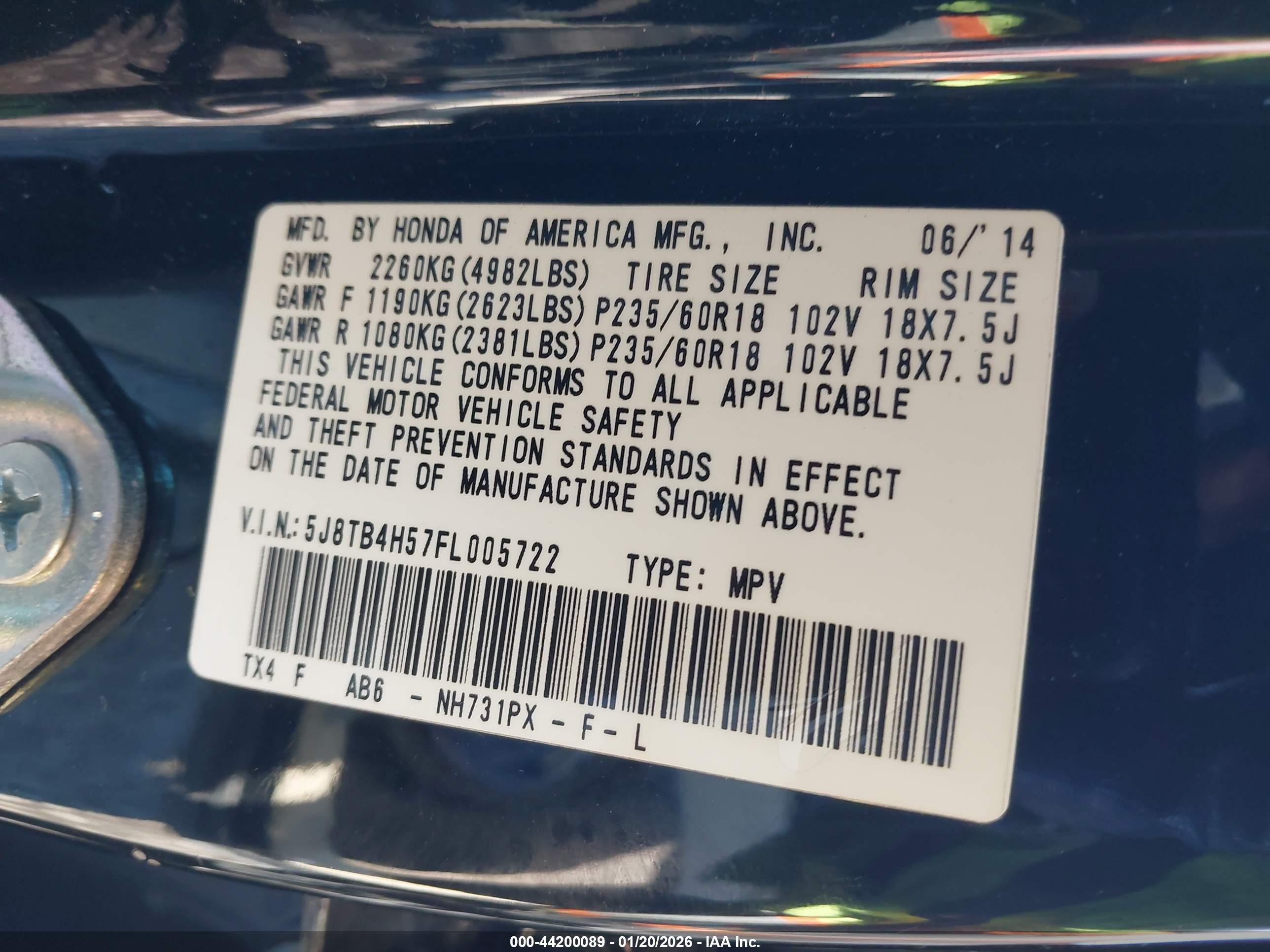ACURA RDX image 9