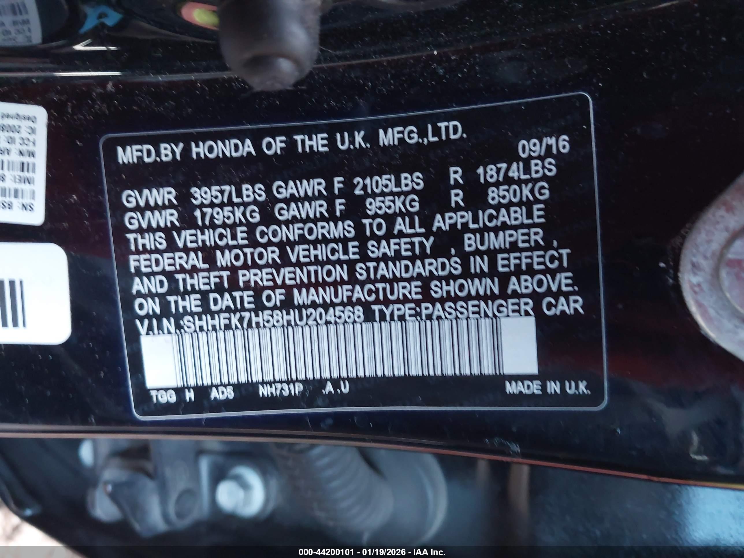 HONDA CIVIC image 9