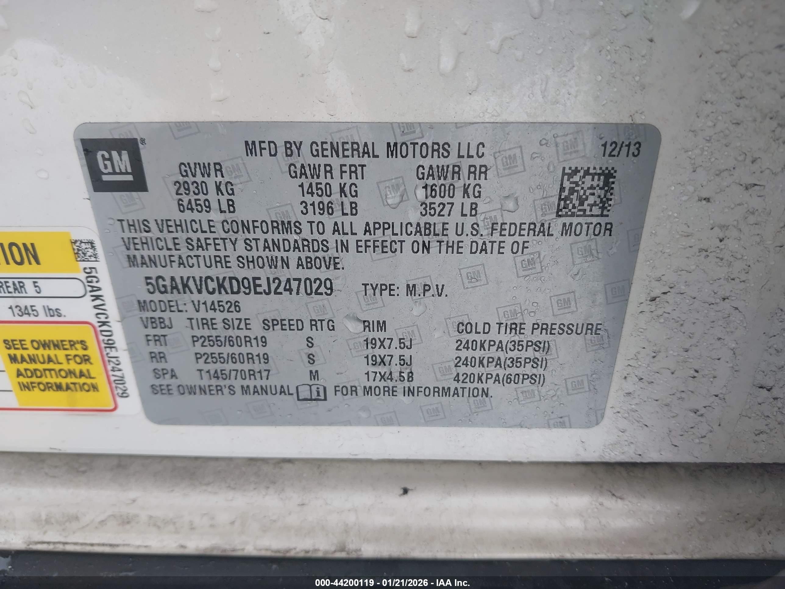 BUICK ENCLAVE image 9