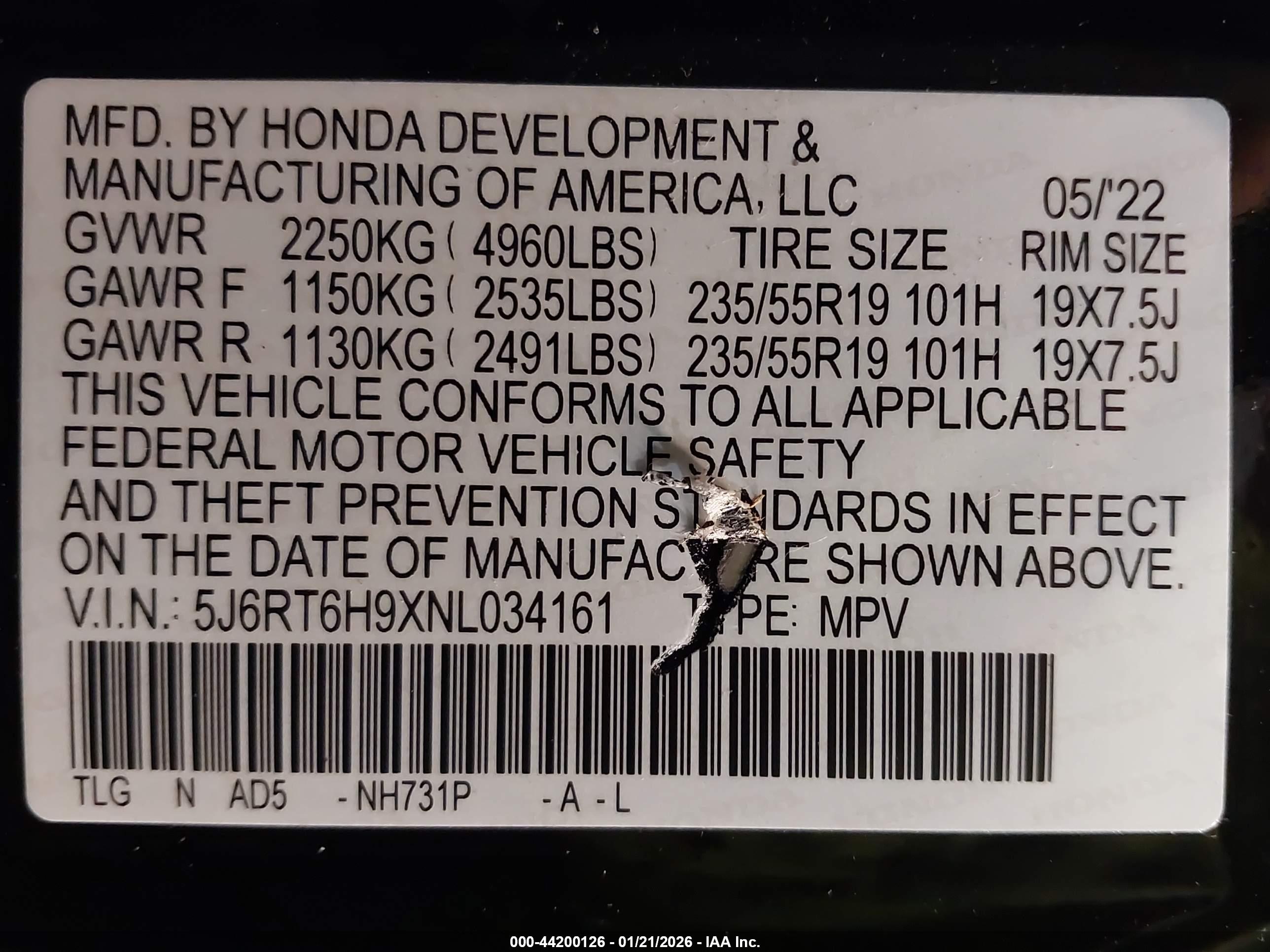 HONDA CR-V image 9