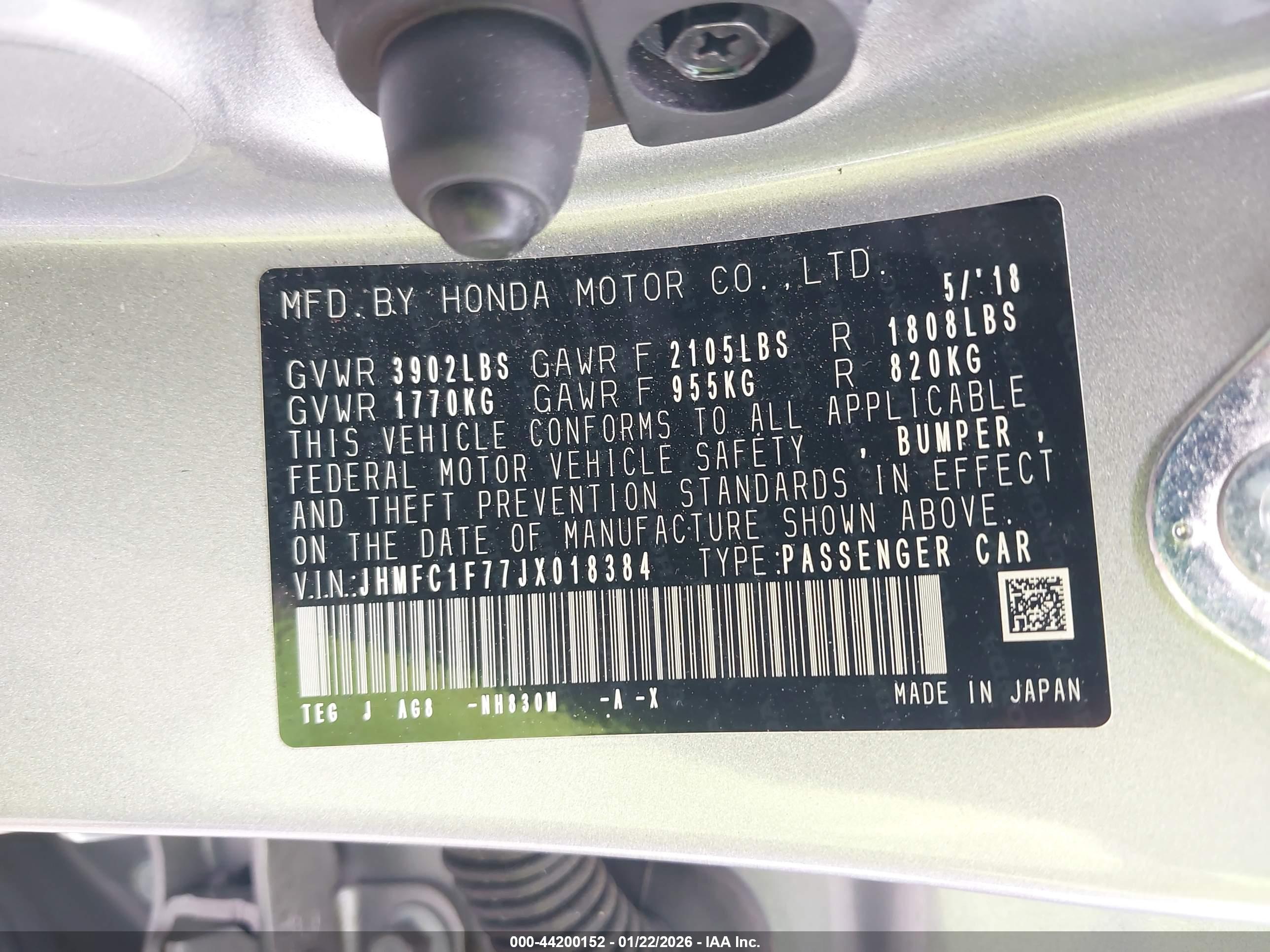 HONDA CIVIC image 9