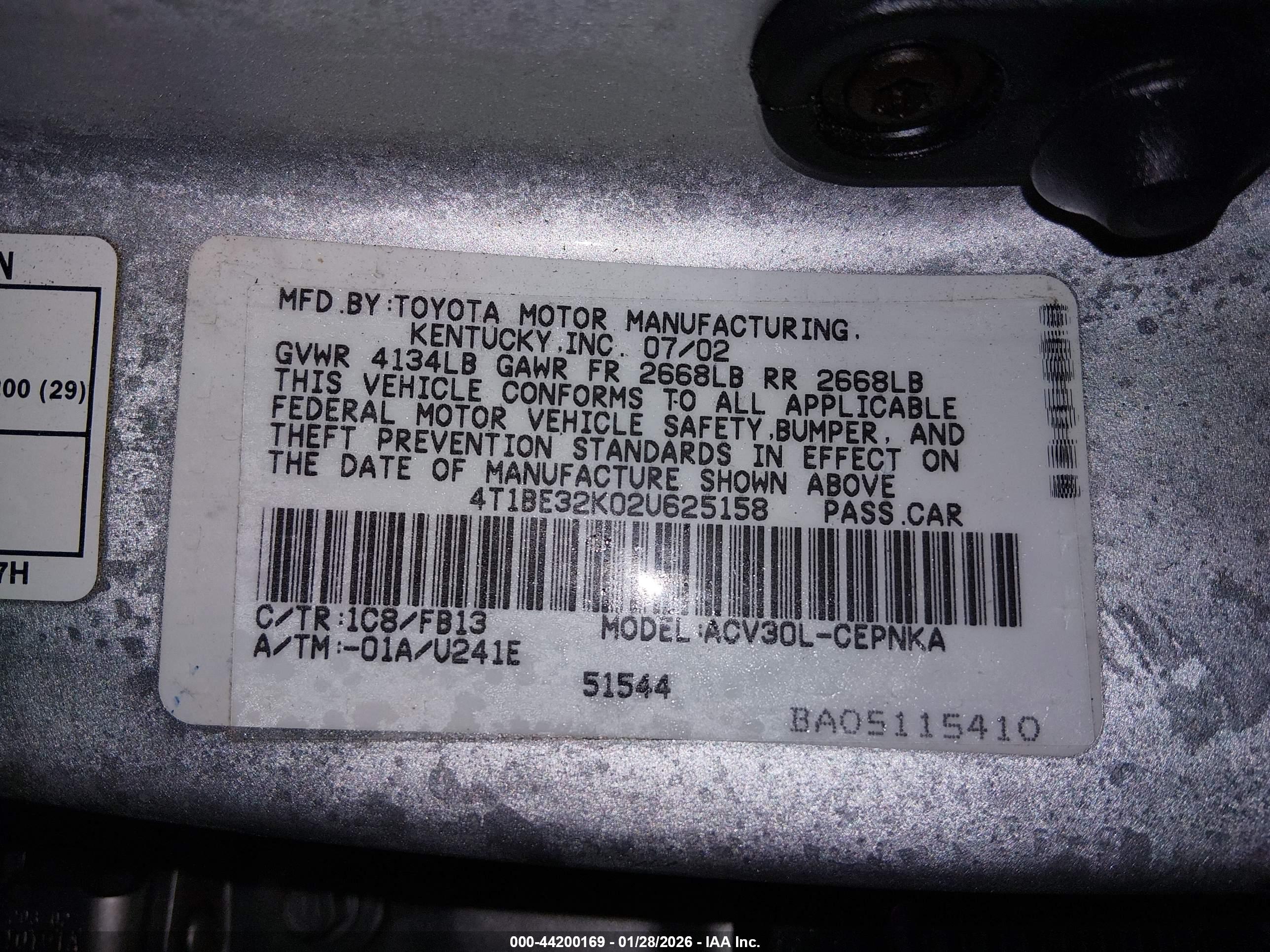TOYOTA CAMRY image 9