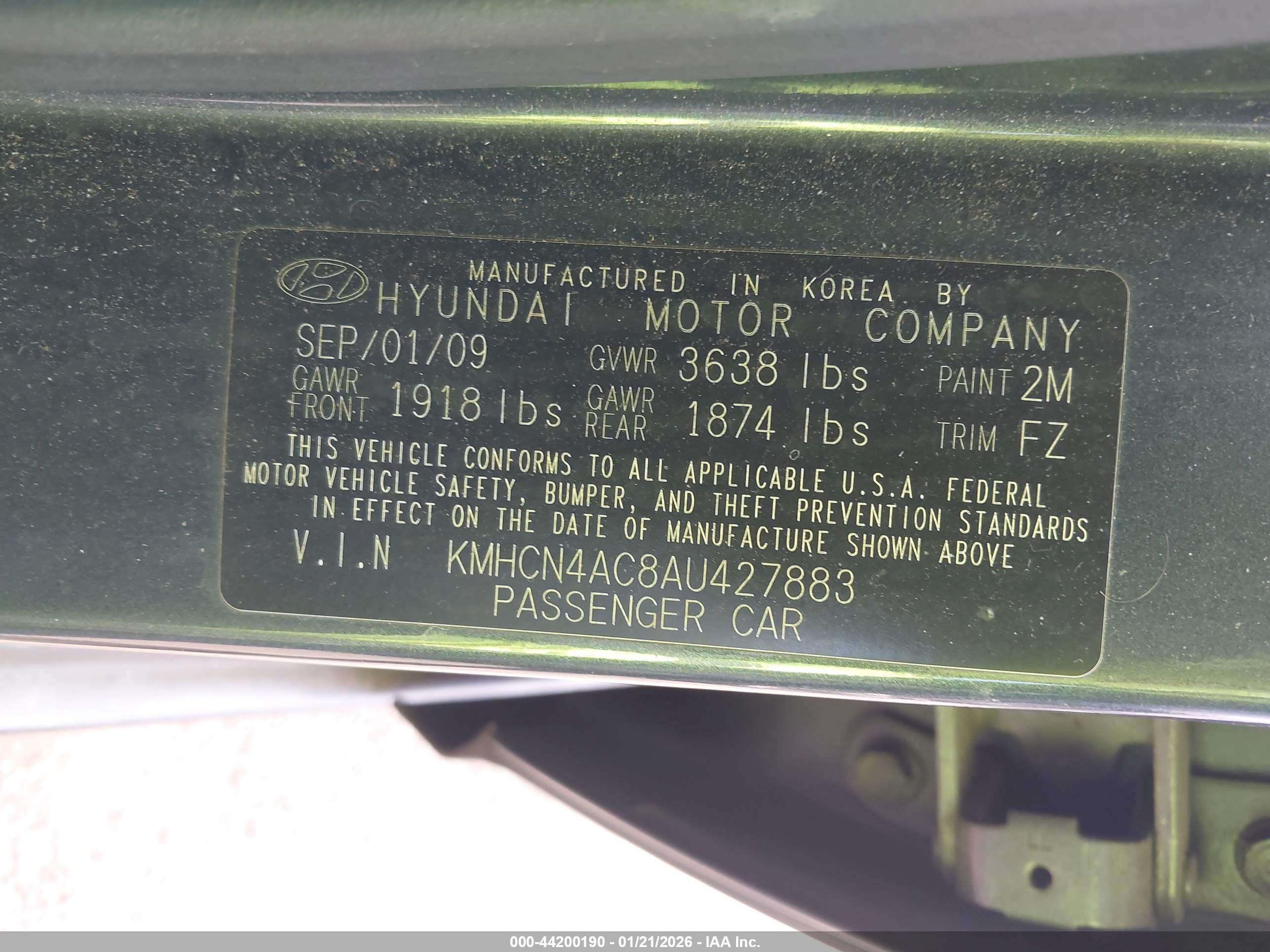 HYUNDAI ACCENT image 9