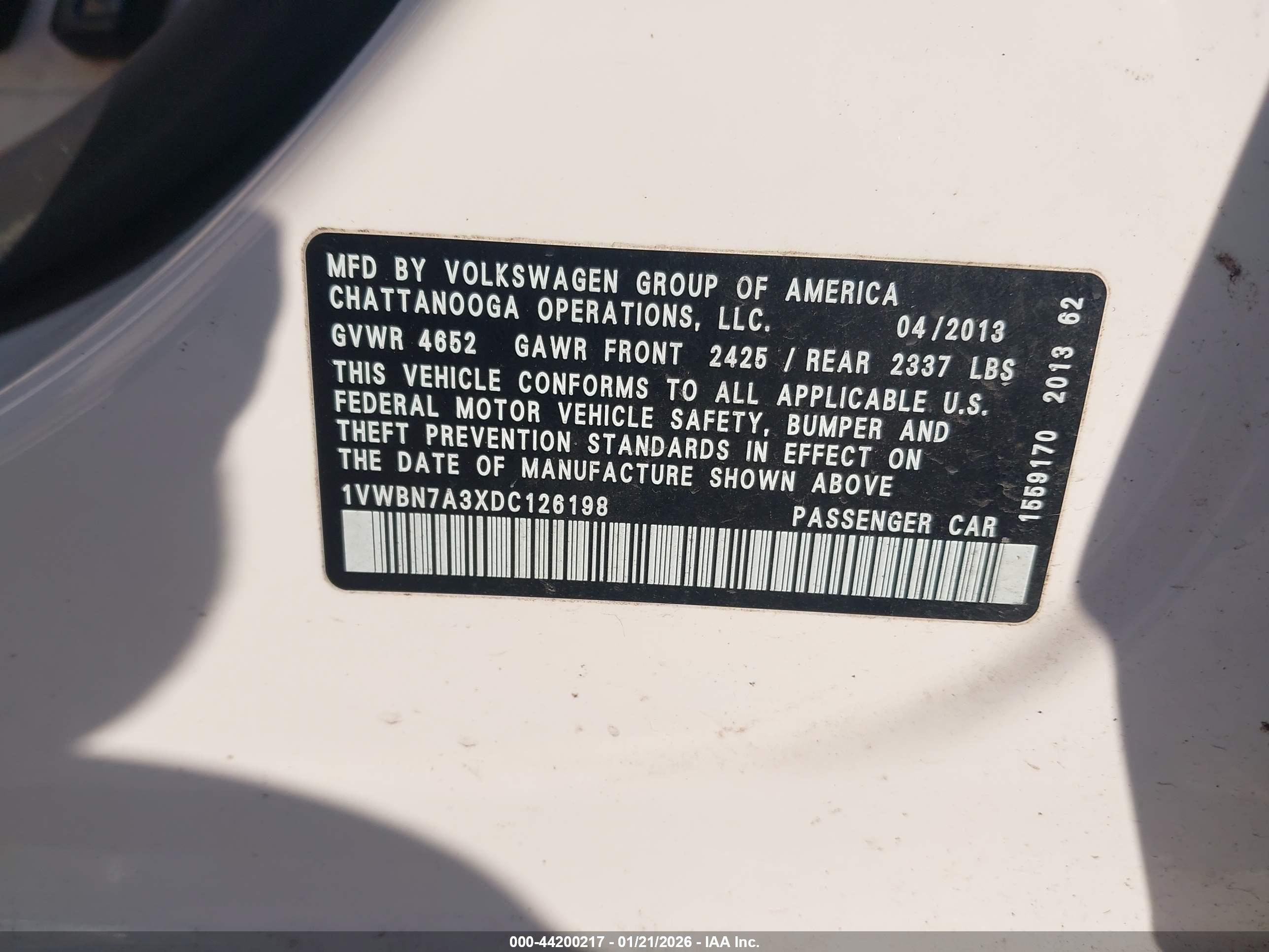 VOLKSWAGEN PASSAT image 9