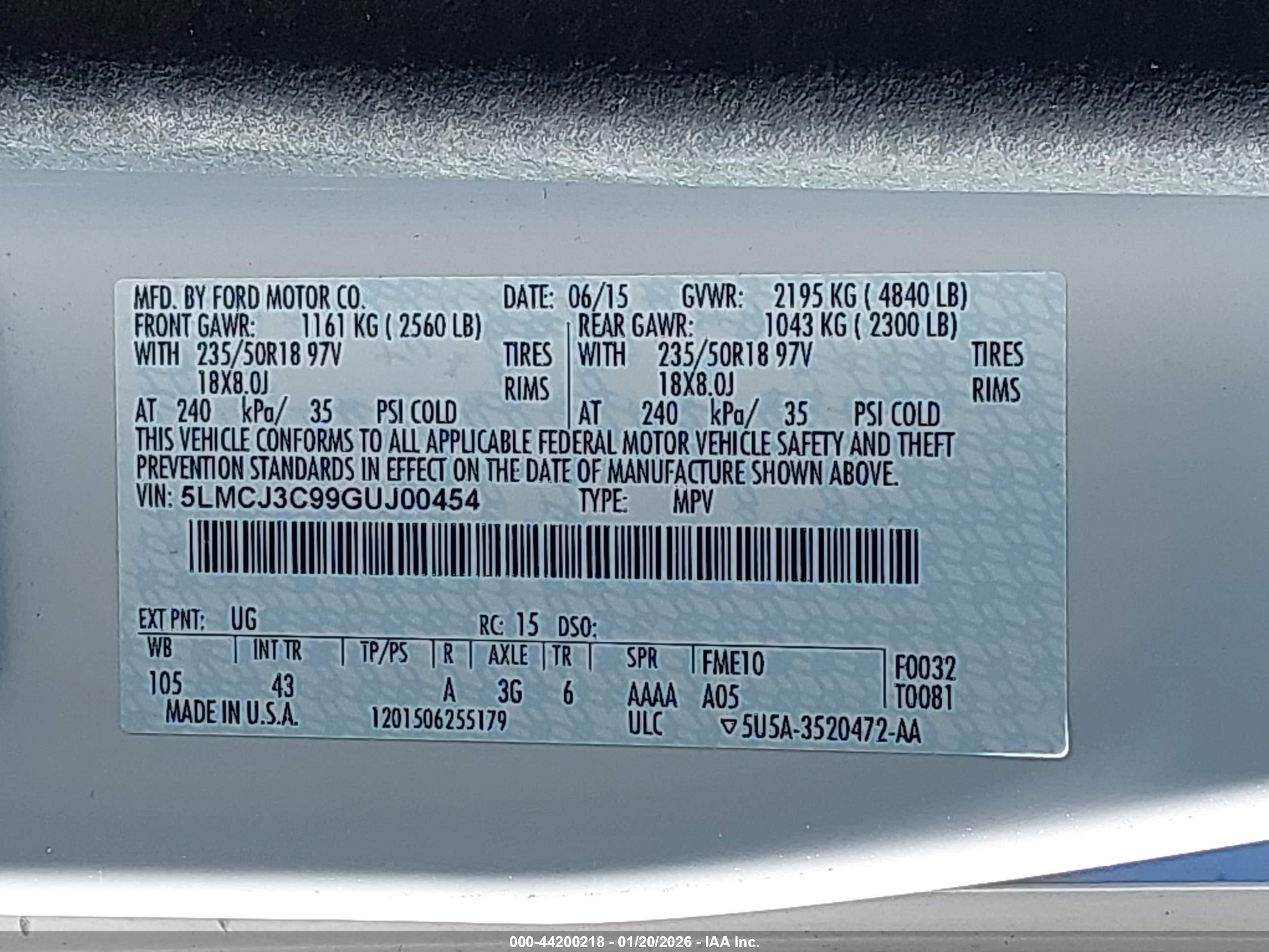 LINCOLN MKC image 9