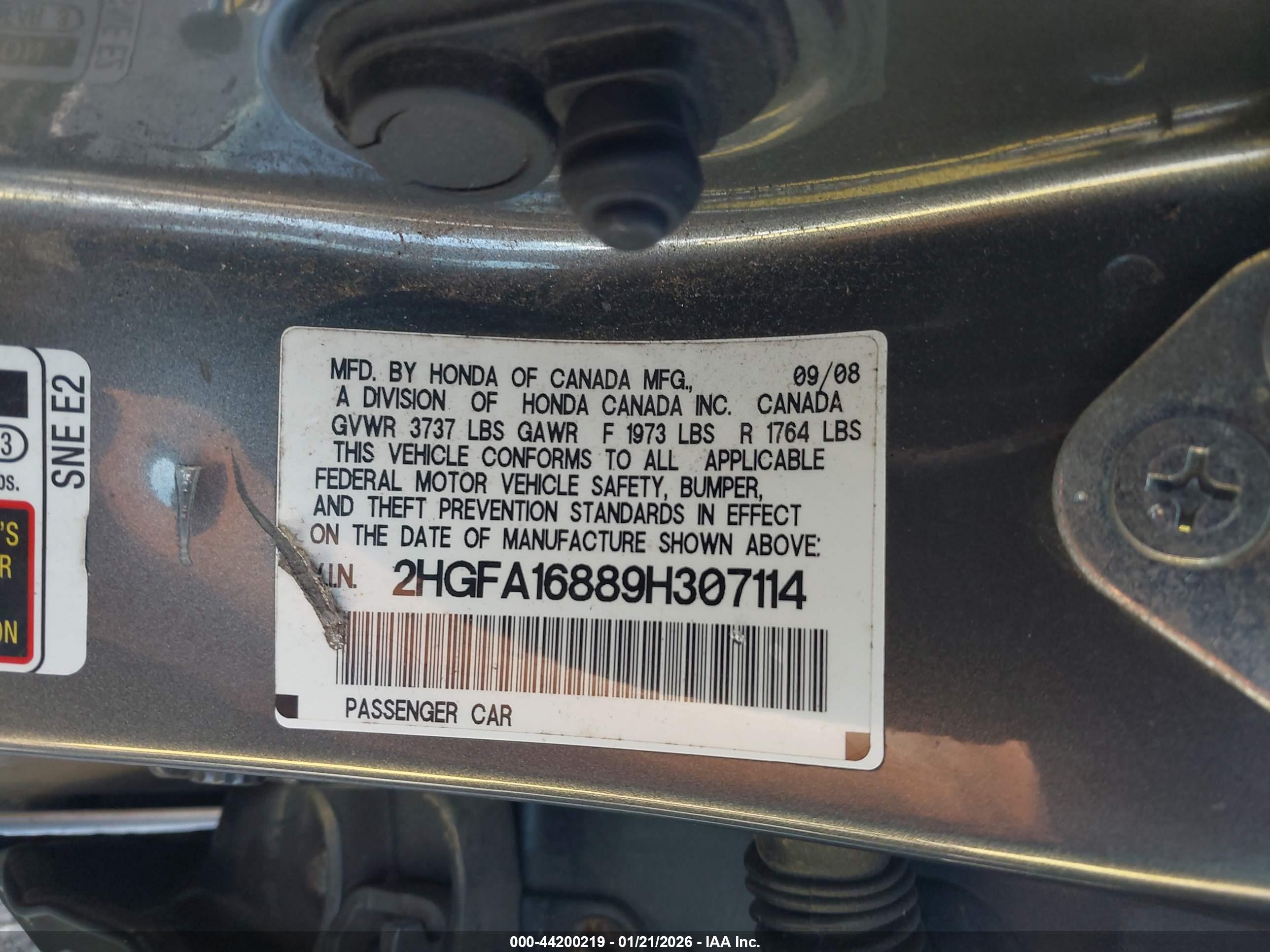 HONDA CIVIC image 9