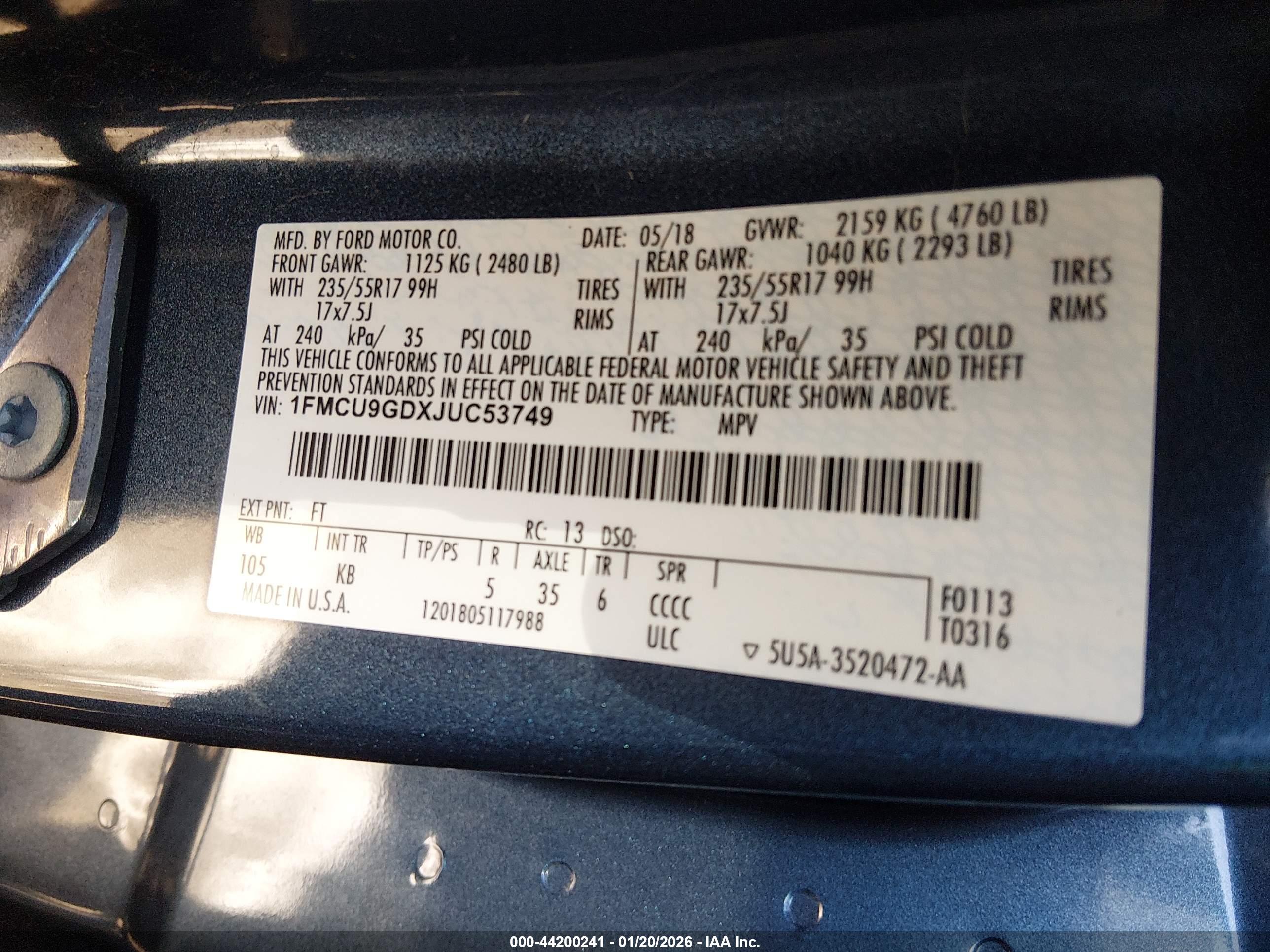 FORD ESCAPE image 9