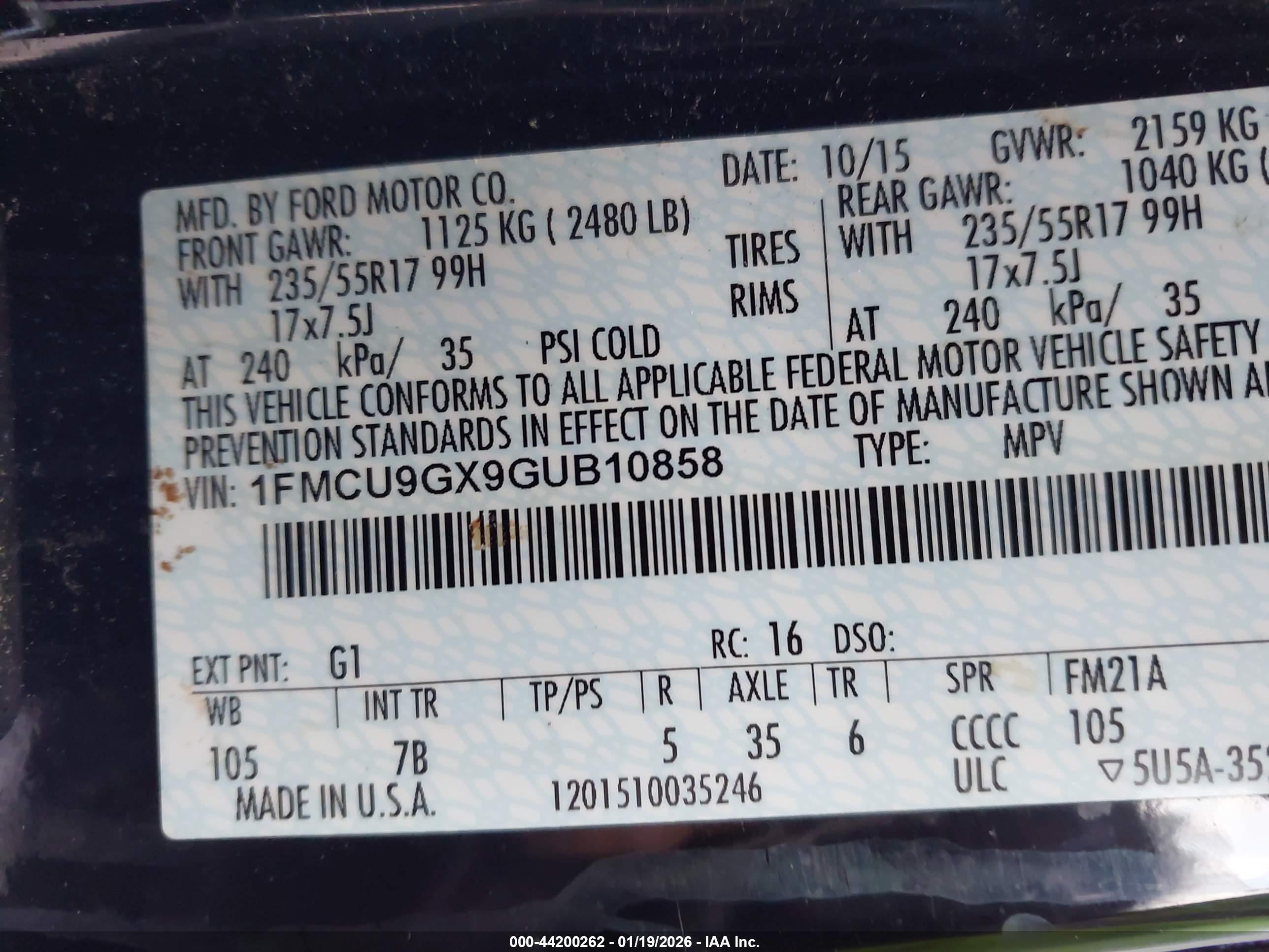 FORD ESCAPE image 9