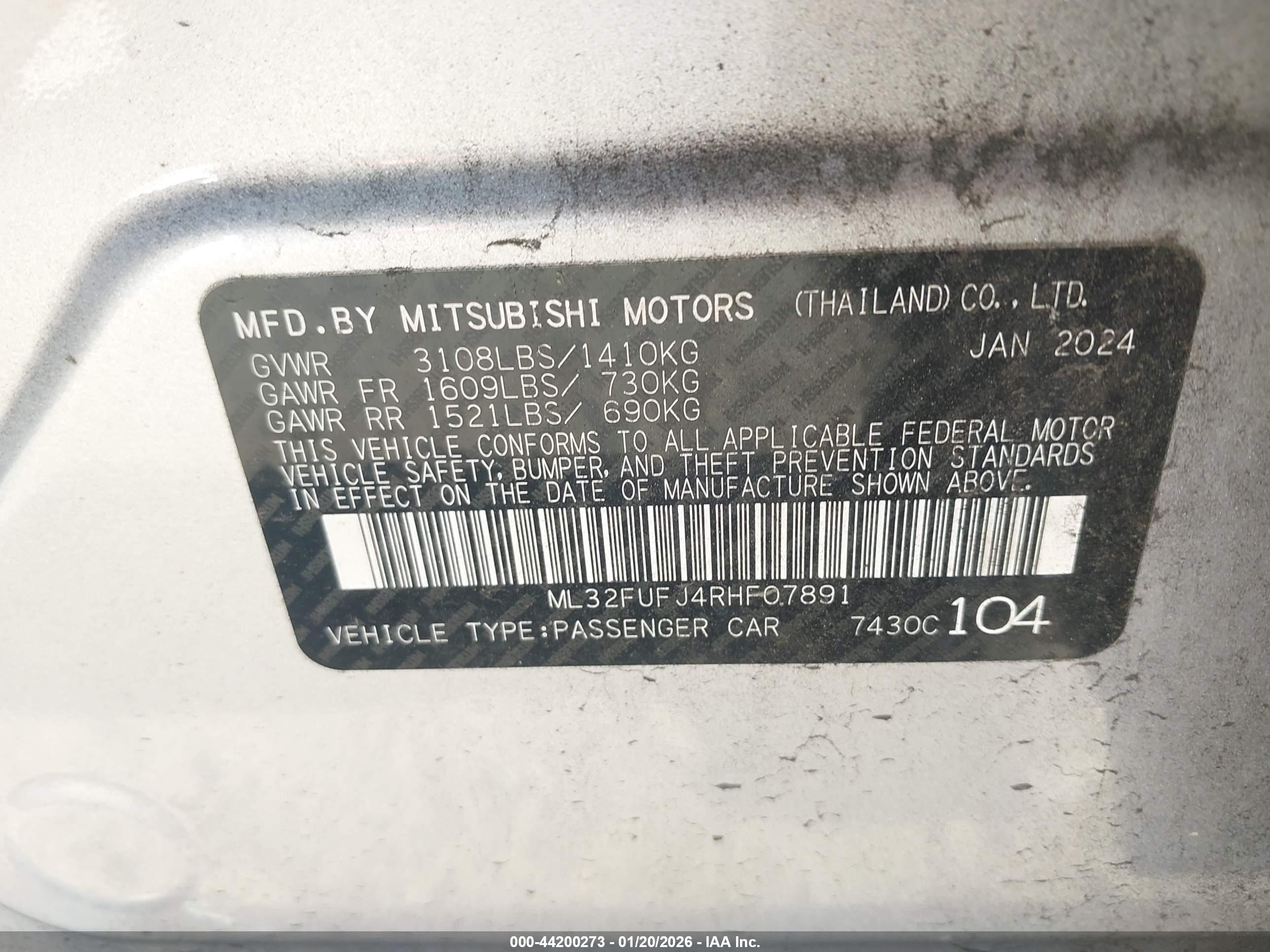 MITSUBISHI MIRAGE image 9
