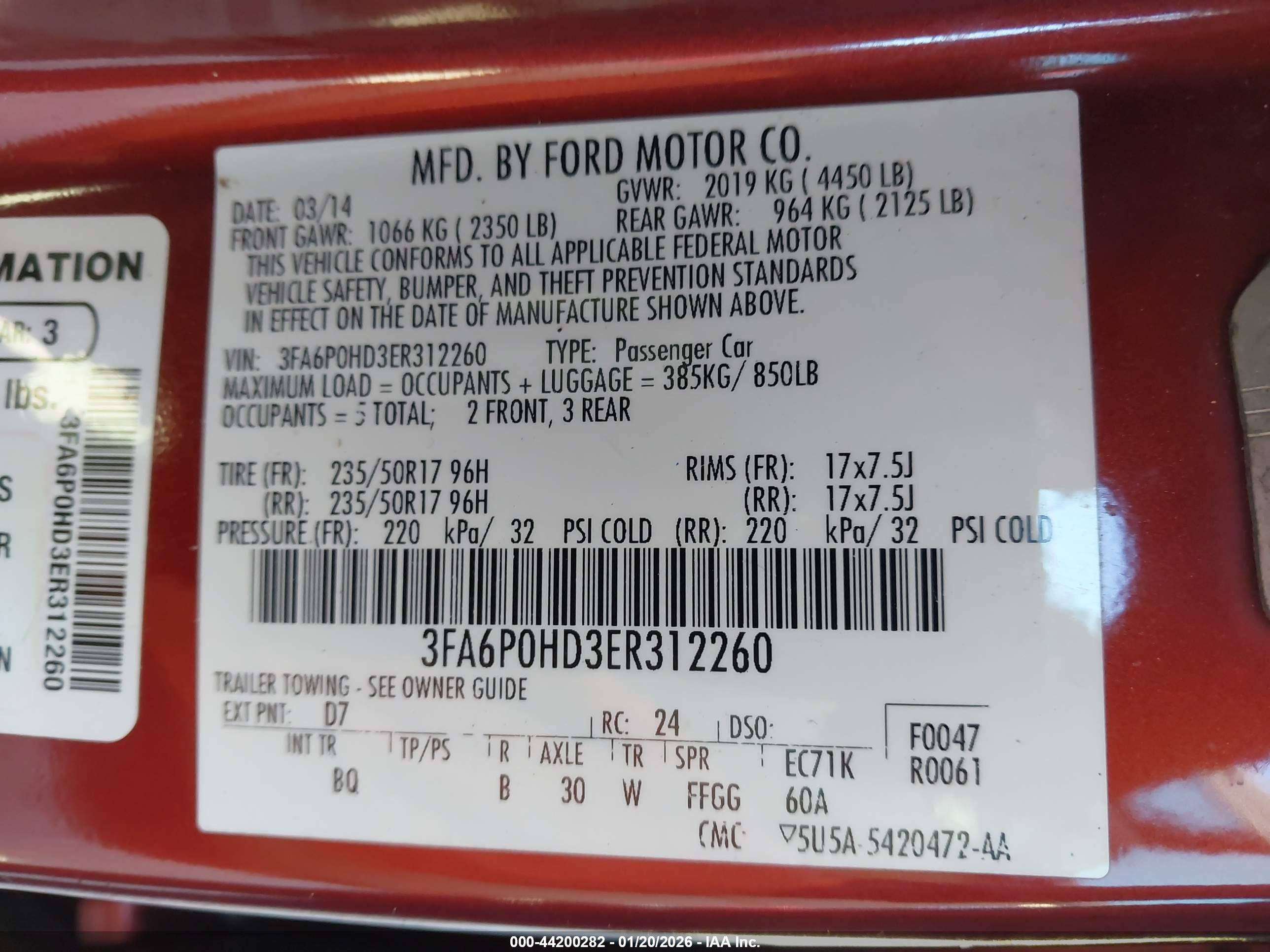 FORD FUSION image 9